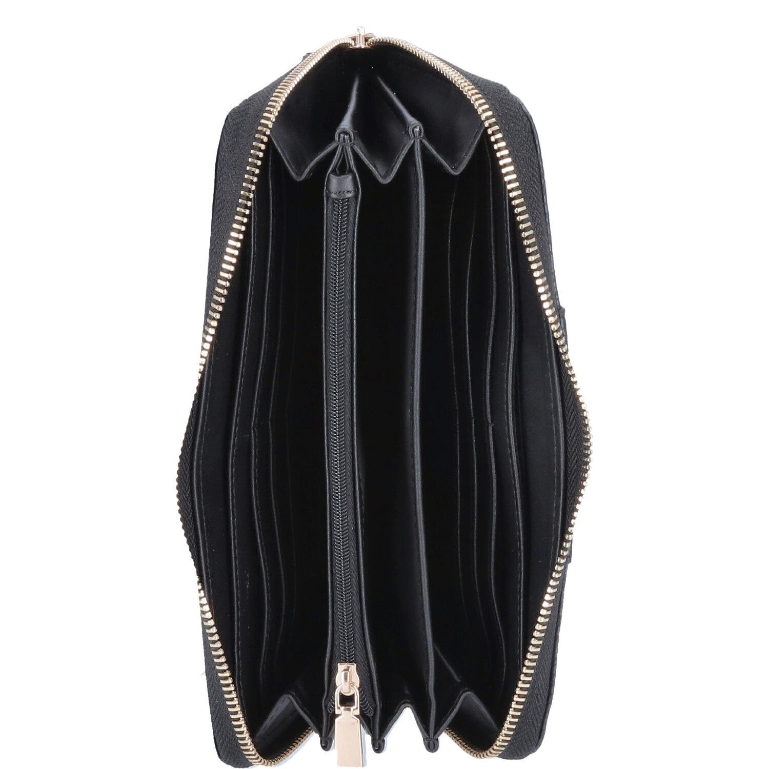 Guess Geldbörse GUESS Damen Portemonnaie Eco Brenton Black