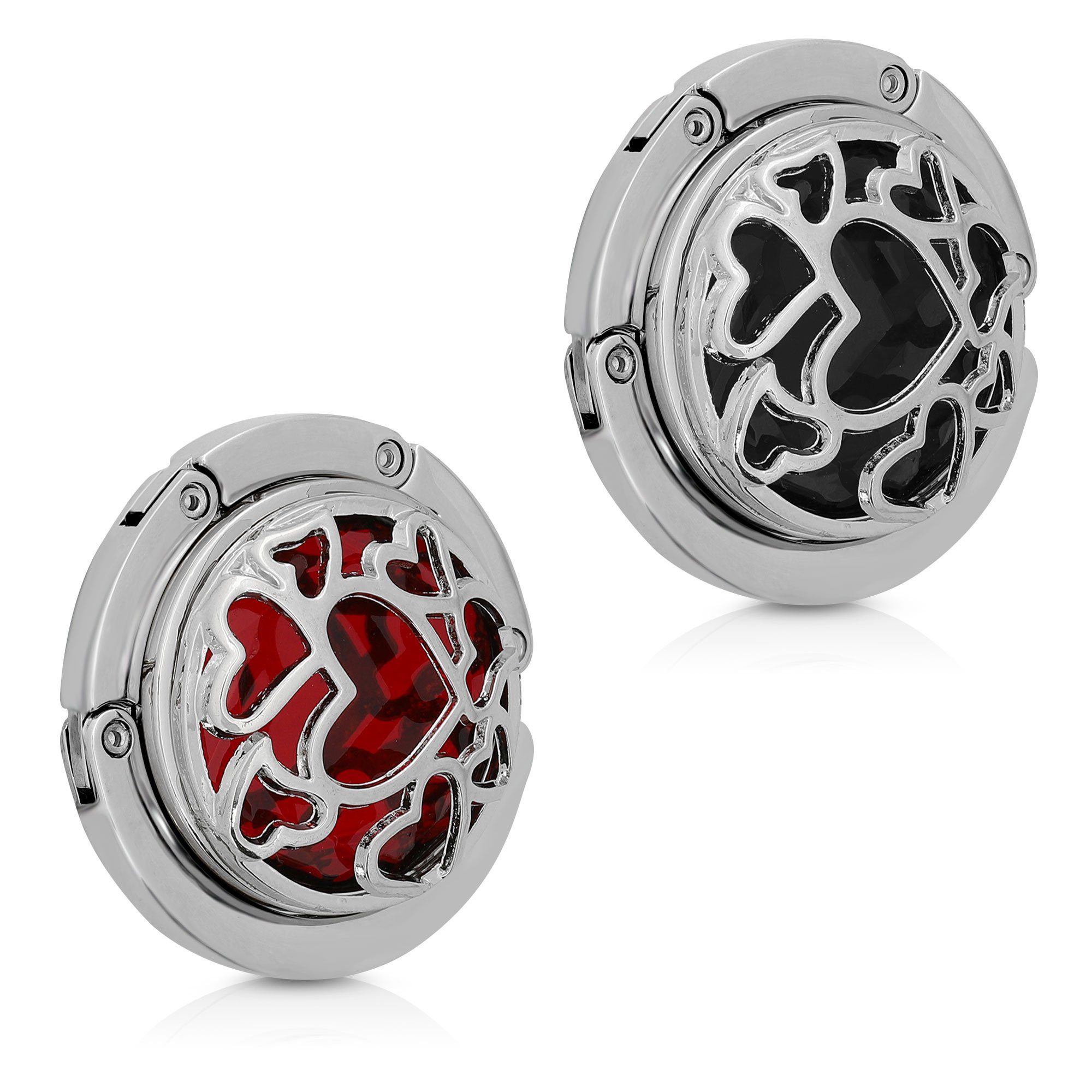 kwmobile Taschen-Halterung 2x Tisch Handtaschenhalter Haken, (2-tlg., Faltb günstig online kaufen