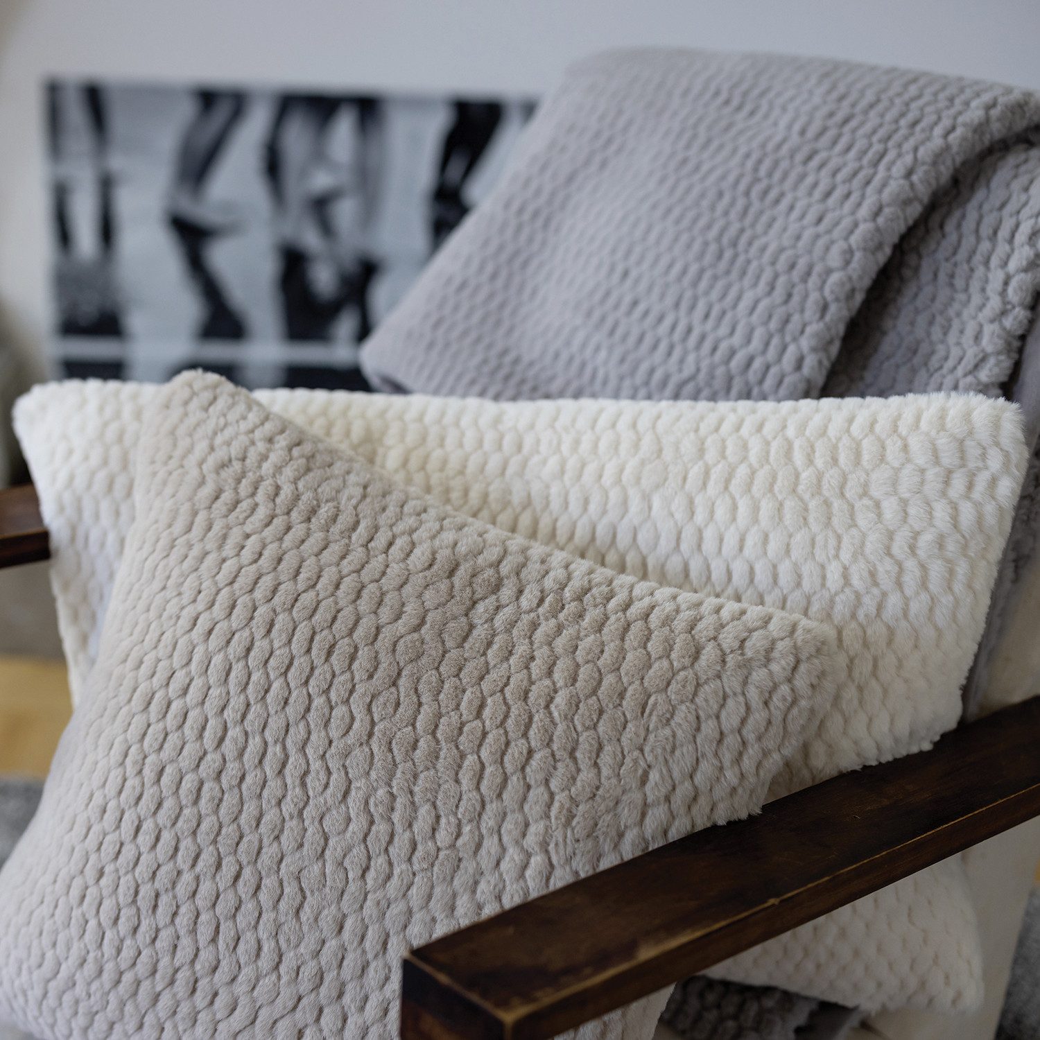 Vivaraise Tagesdecke Kuschelige Wohndecke 140x180cm, weiche günstig online kaufen