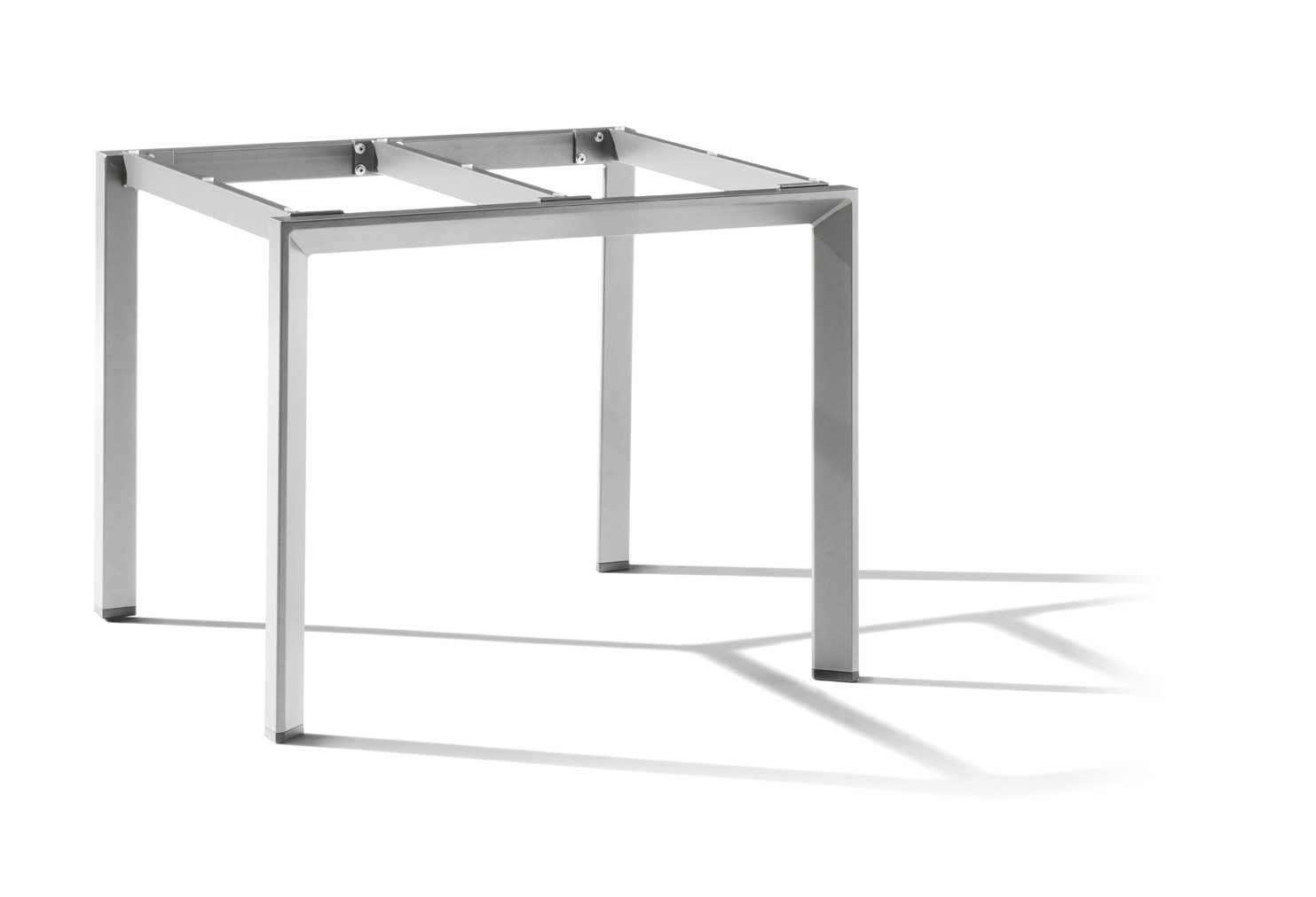 Sieger Gartenmöbel Tischgestell in Graphit, Aluminium 90x74x90cm (BxHxT)