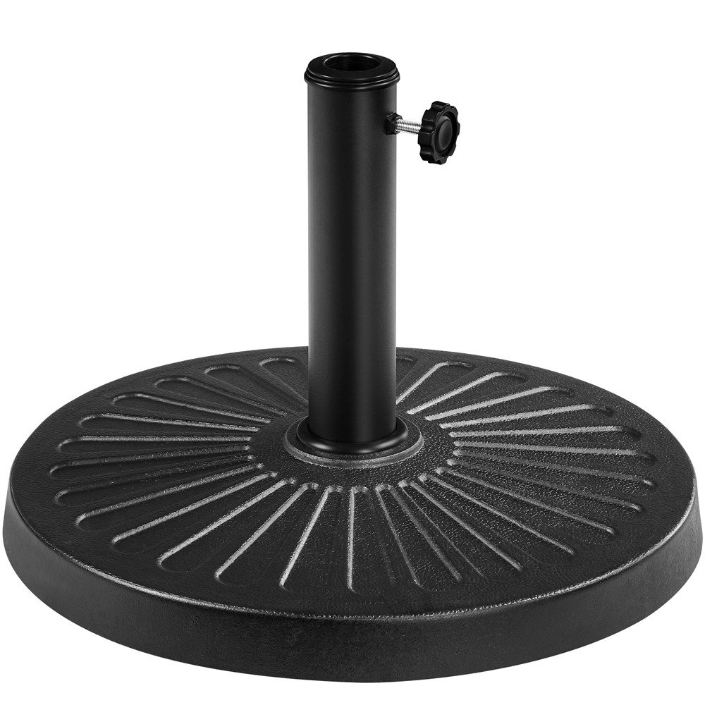 Yaheetech Schirmhalter Sonnenschirmständer mit Anti-Rutsch-Design, Schirmbasis, für Stöcke bis Ø 48 mm