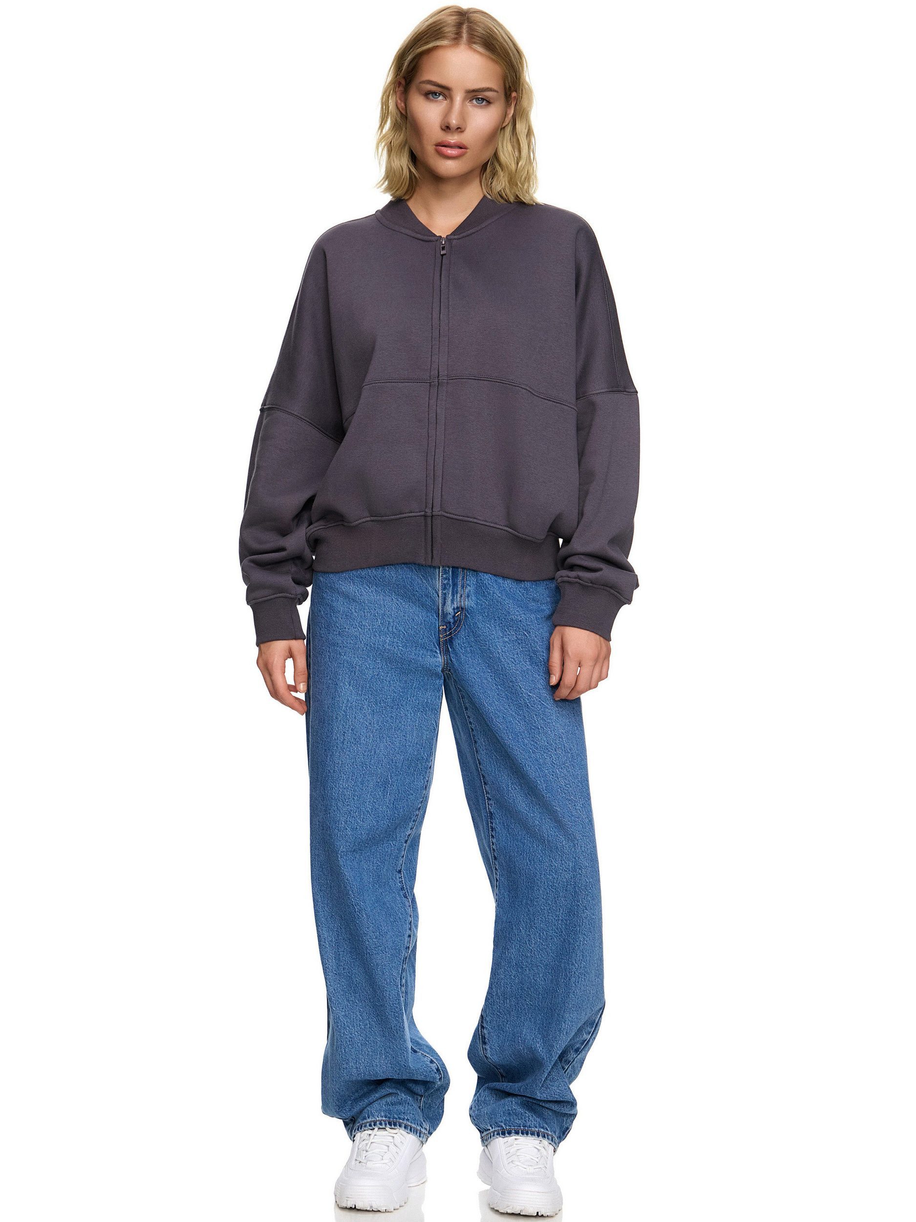 Worldclassca Sweatjacke Worldclassca Oversized Sweatjacke mit Zipper UNI Sweatshirt Neu