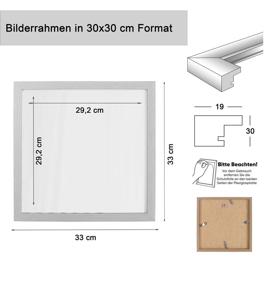 IDEAL TREND Bilderrahmen Holz Bilderrahmen Lifestyle günstig online kaufen