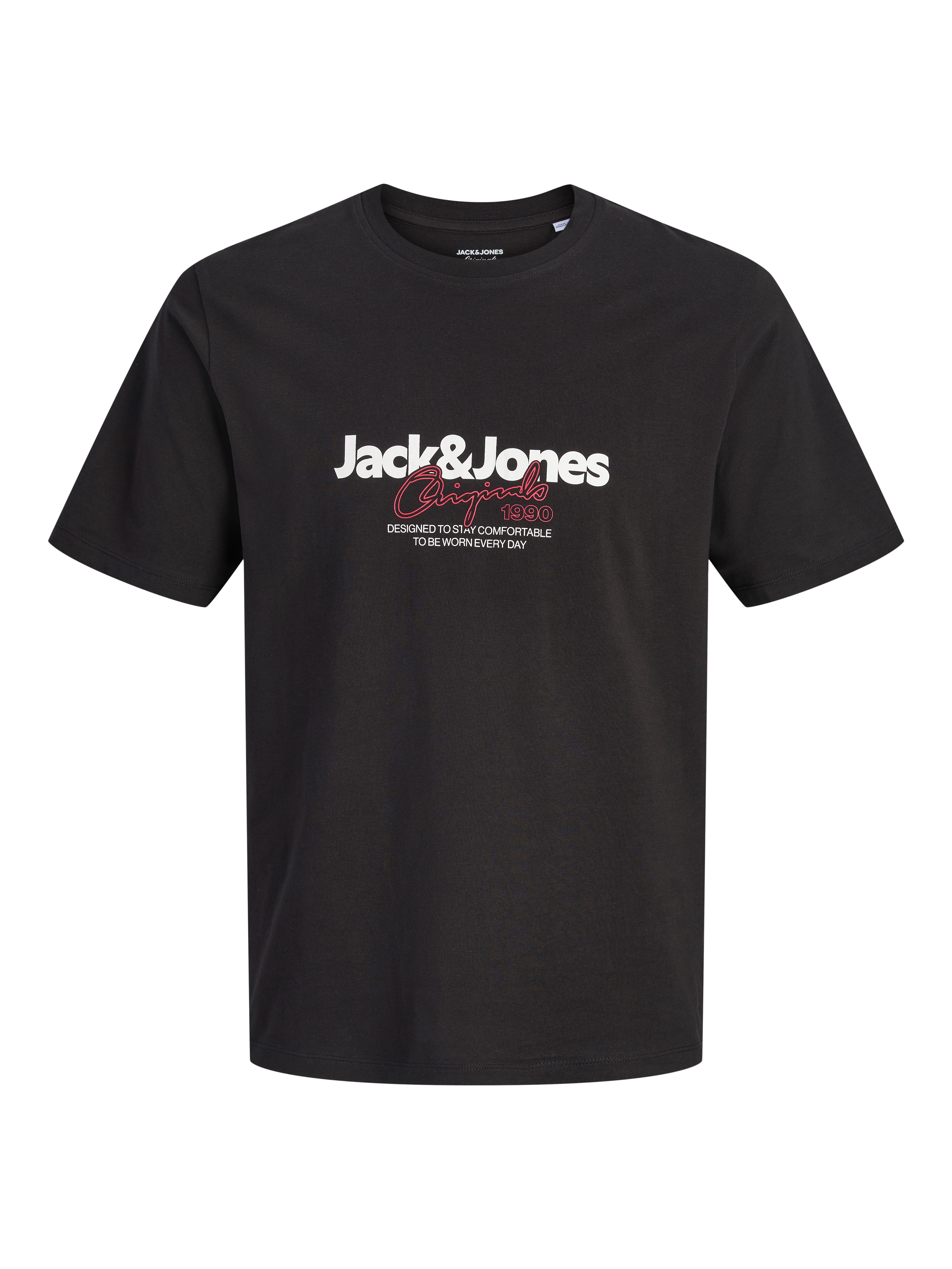 Jack & Jones T-Shirt JORCASSIS TEE SS CREW NECK FST mit Logo Schriftzug