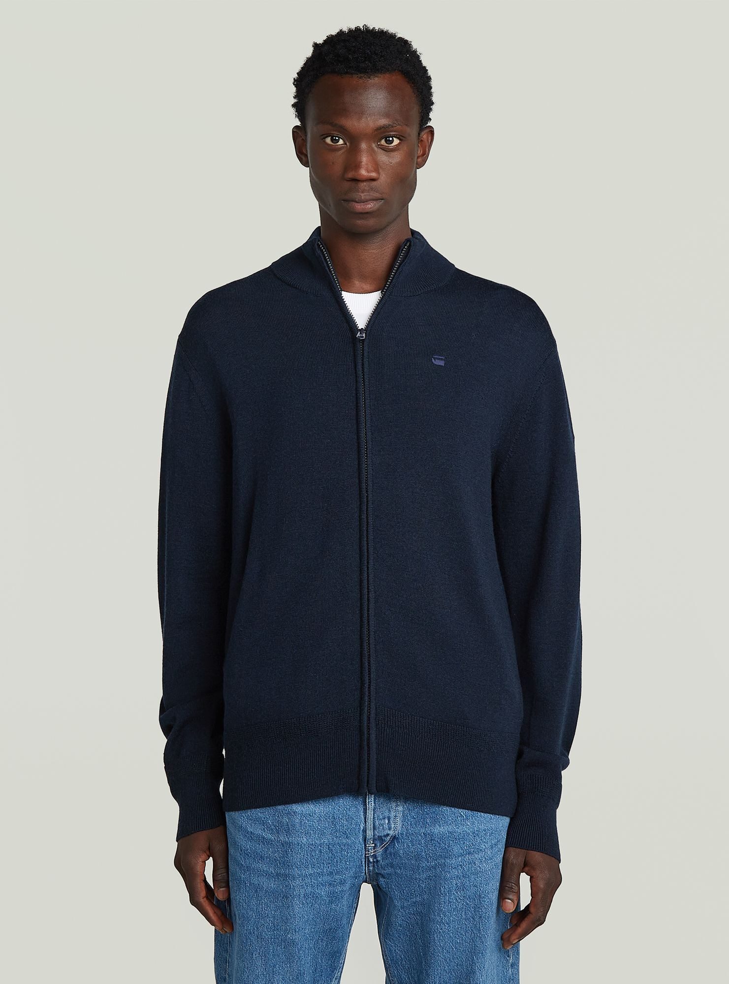 G-STAR Cardigan Premium Core Full Zip Knit