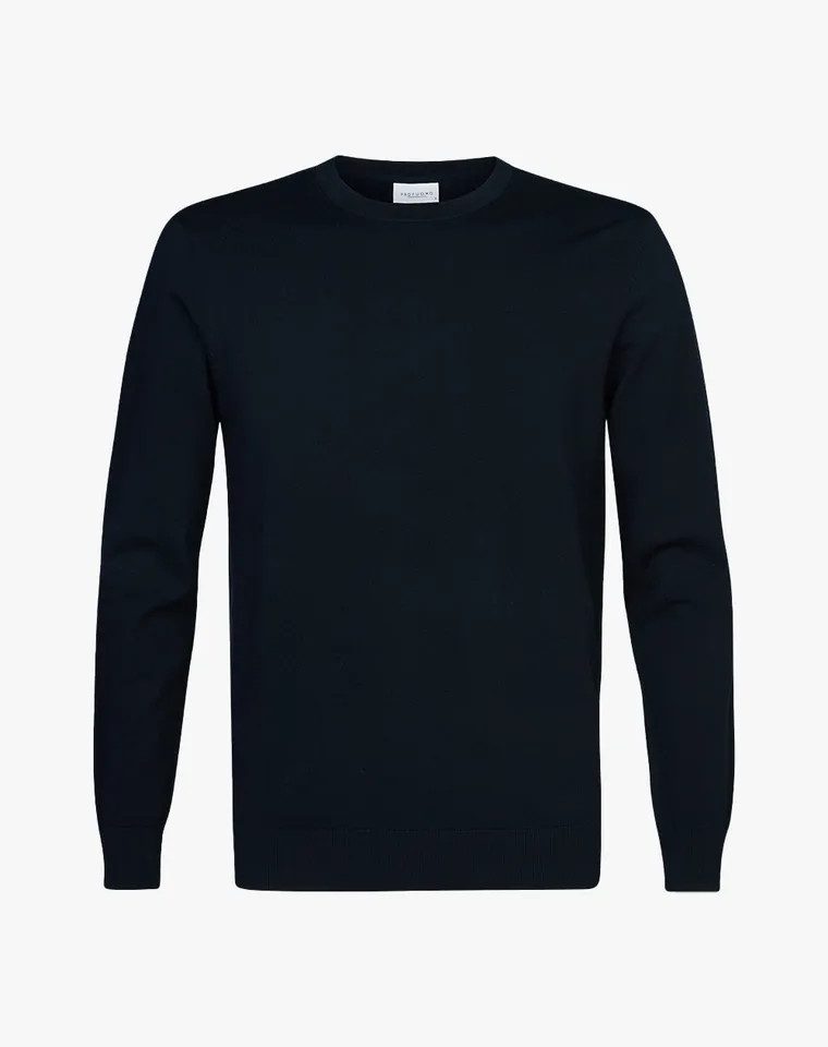 Profuomo Troyer PULLOVER CREW NECK NAVY