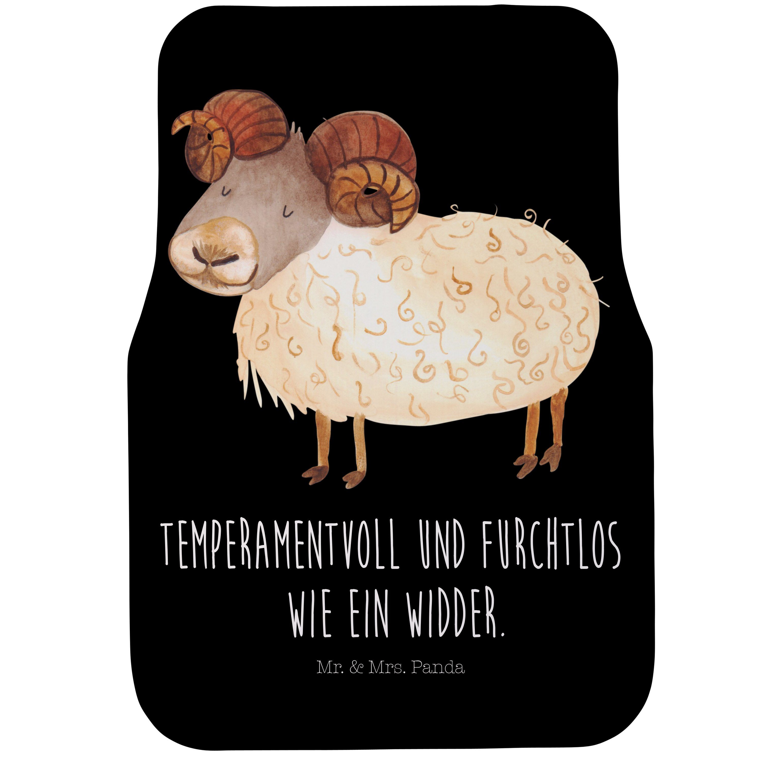 Fußmatte »Sternzeichen Widder Schwarz Geschenk, Schafbock, Geschenk