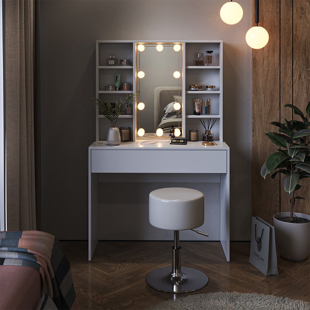 Vicco Schminktisch Alexa, Weiß, 93 cm günstig online kaufen