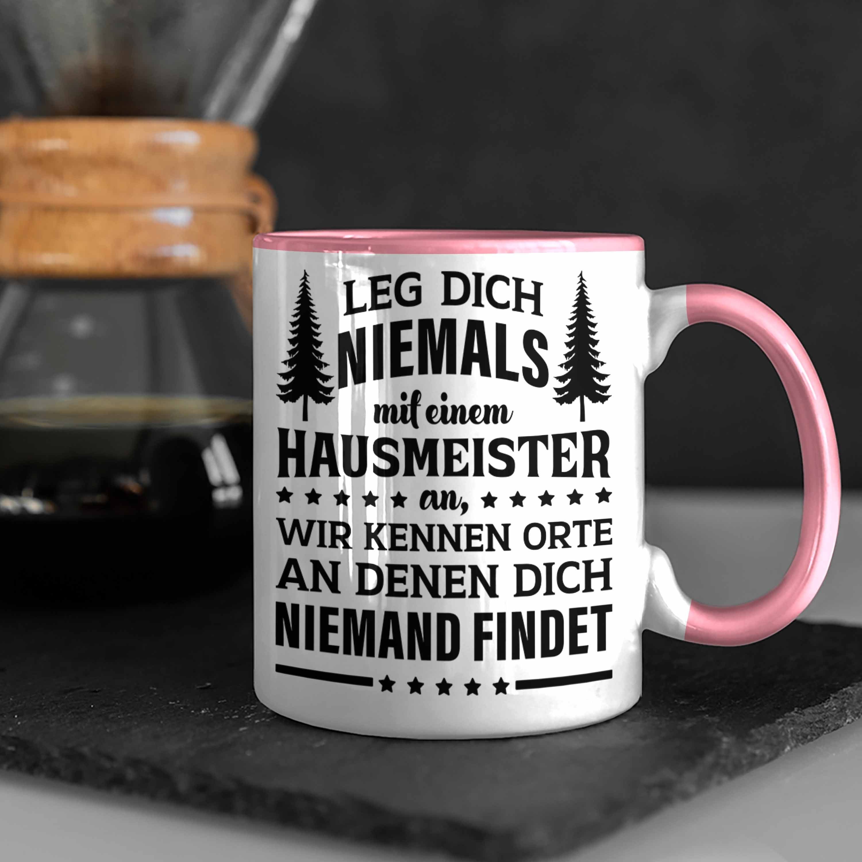 Rosa Haustechniker Hausmeister Trendation Tasse Lustig Spruch - Trendation Sprüche Geschenke Lustige Tasse
