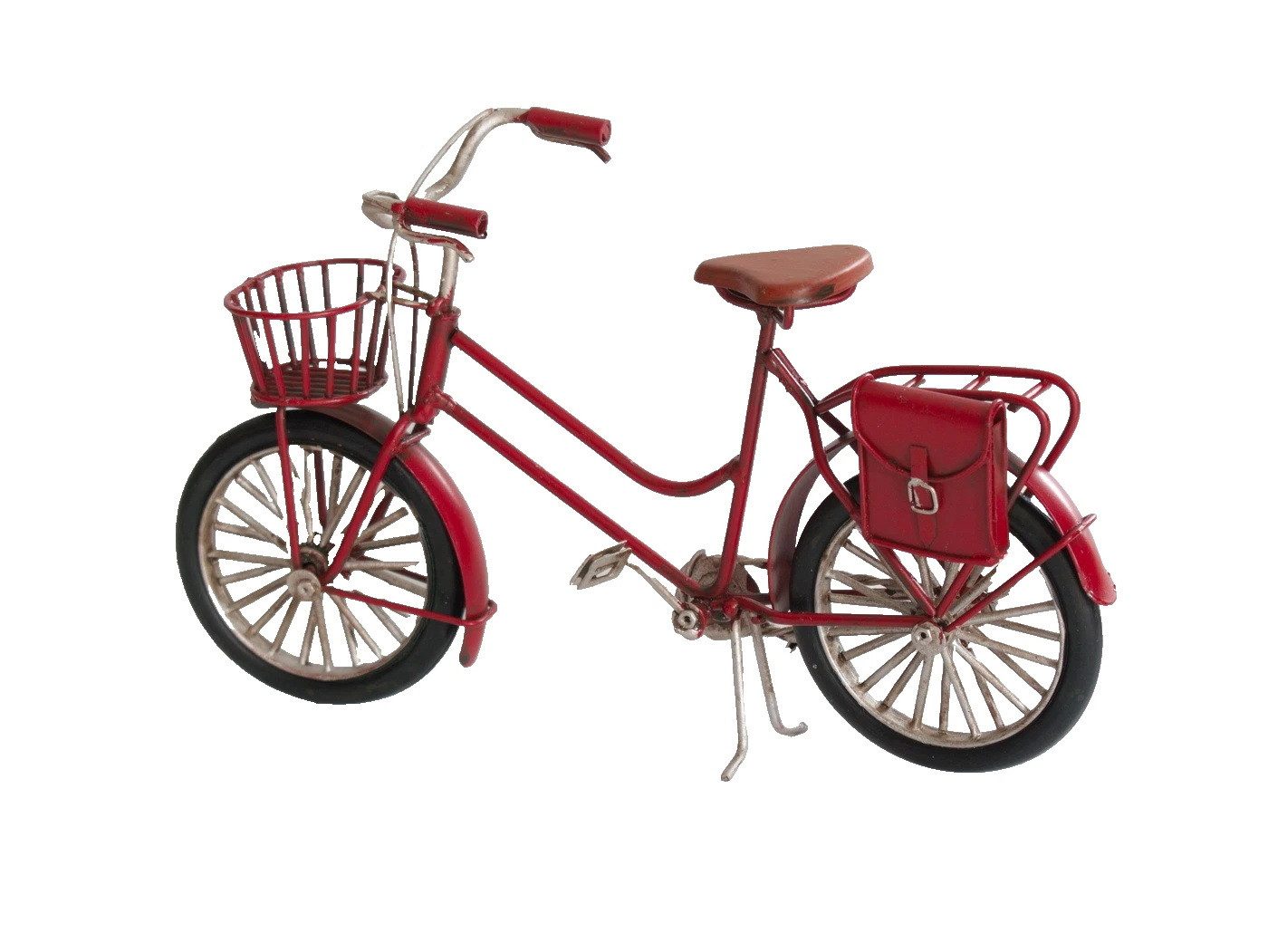 Dekofigur Deko Fahrrad Metall Rad Modell Antik Retro Stil Objekt Skulptur Figur