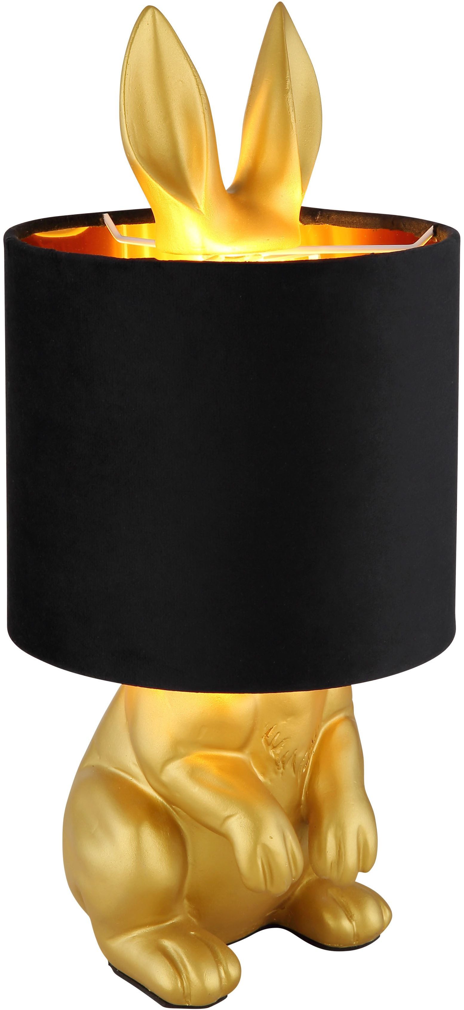 GLOBO LIGHTING Tischleuchte RABBIT, ohne Leuchtmittel, Tischlampe, Hasen Mo günstig online kaufen