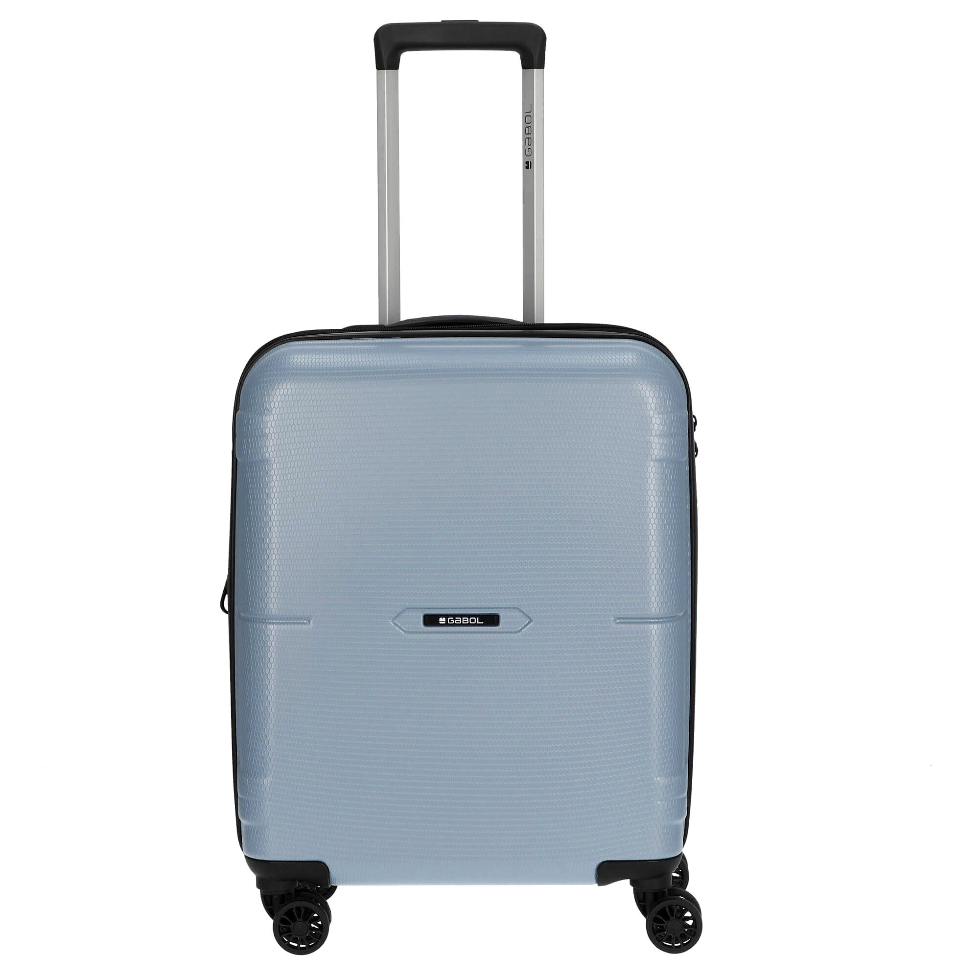 Gabol Handgepäck-Trolley Bari - 4-Rollen-Kabinentrolley S 55 cm erw. (azul), 4 Rollen Rollen