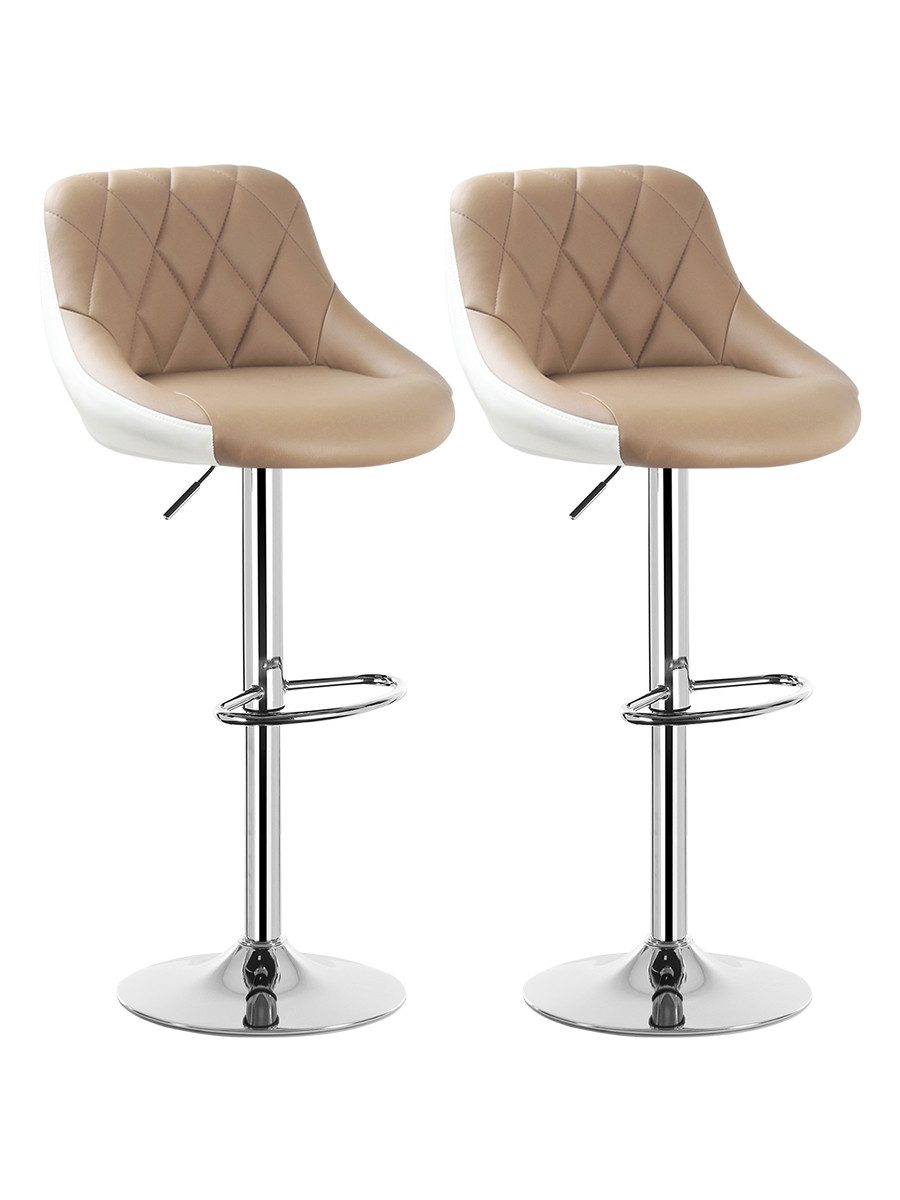 Woltu Barhocker (2 St), Design 2 farbig Barhocker mit Griff, Höhenverstellu günstig online kaufen