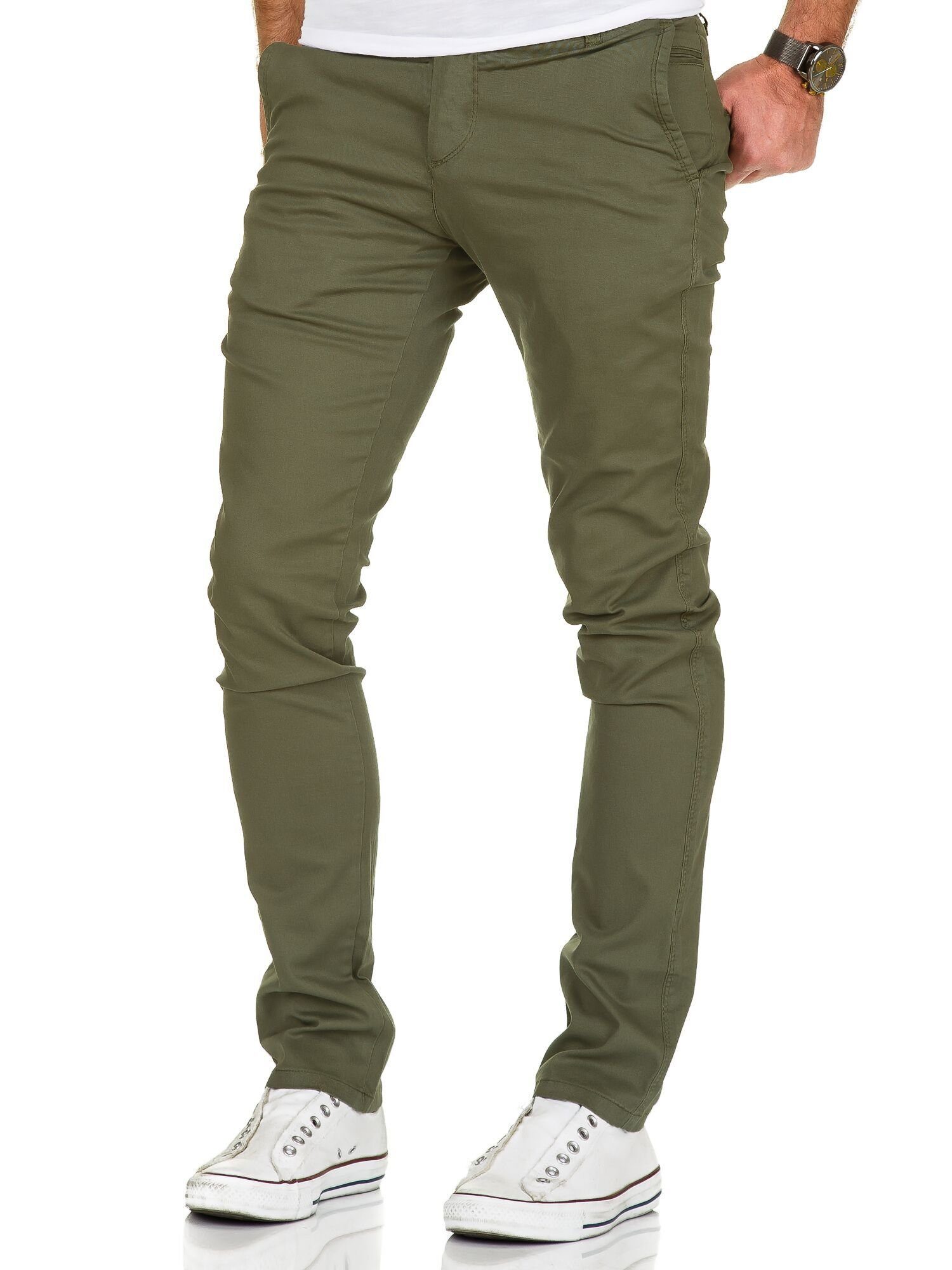REPUBLIX Chinohose SERGINO Herren Regular Slim Hose Jeans Chino – Bild 3 von 5