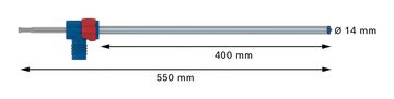 BOSCH Universalbohrer Expert SDS Clean plus, 8X Hammerbohrer-Set 14 x 400 x 550 mm