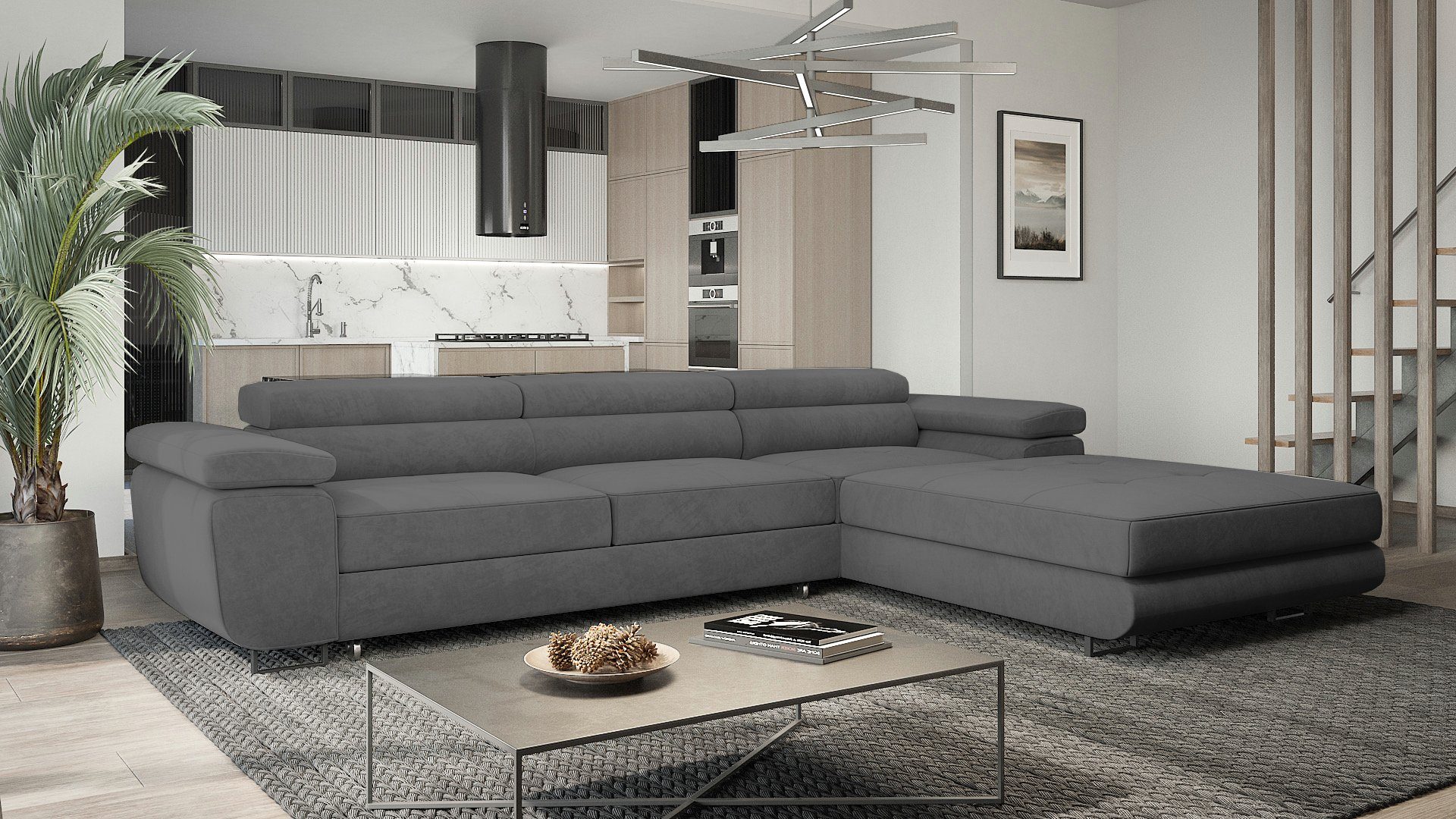 MOEBLO Ecksofa BUZZ TWIN, mit Schlaffunktion, günstig online kaufen