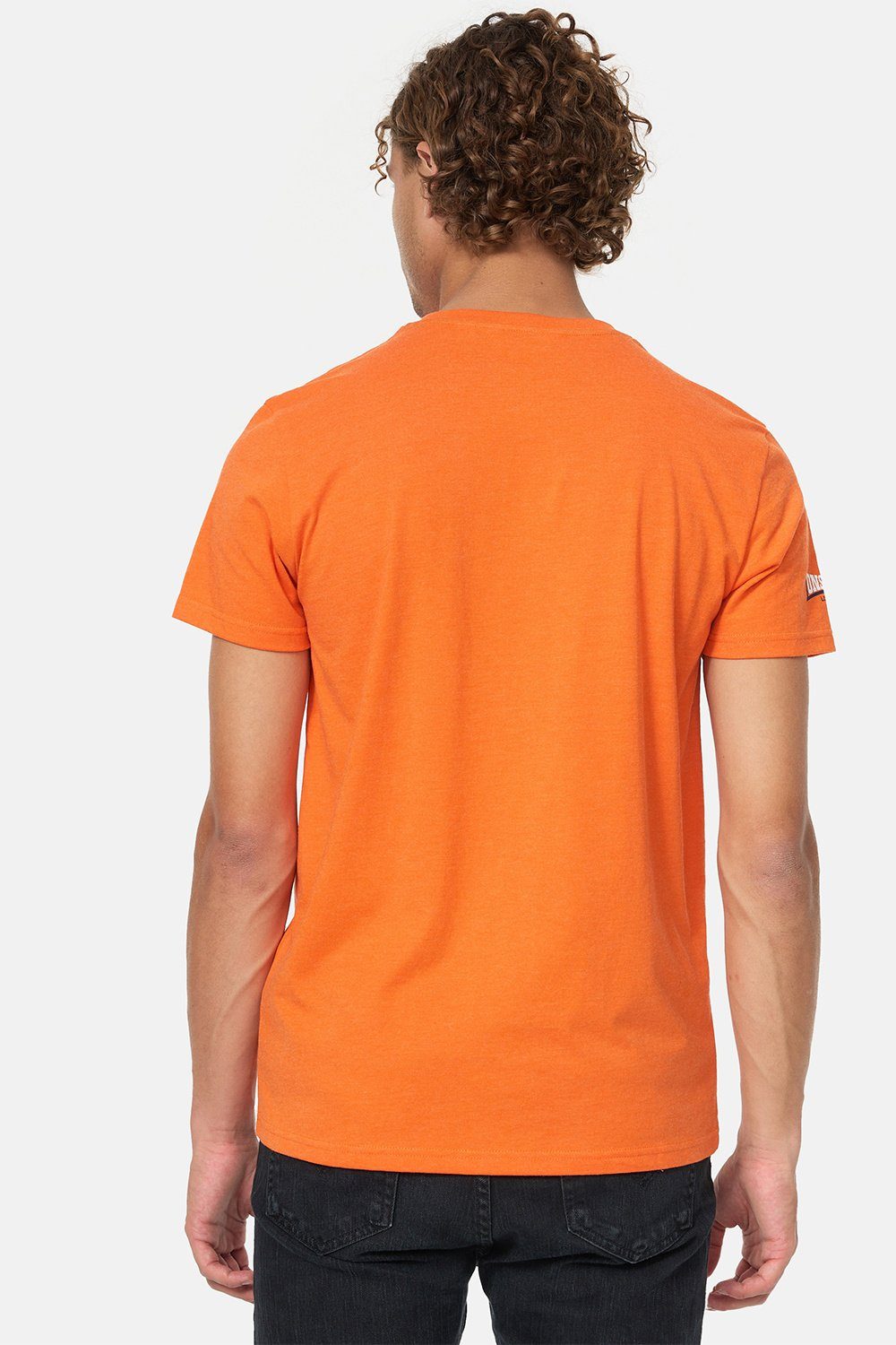T-Shirt T-Shirt Herren Lonsdale marl Lonsdale Tobermory orange/white/navy Adult