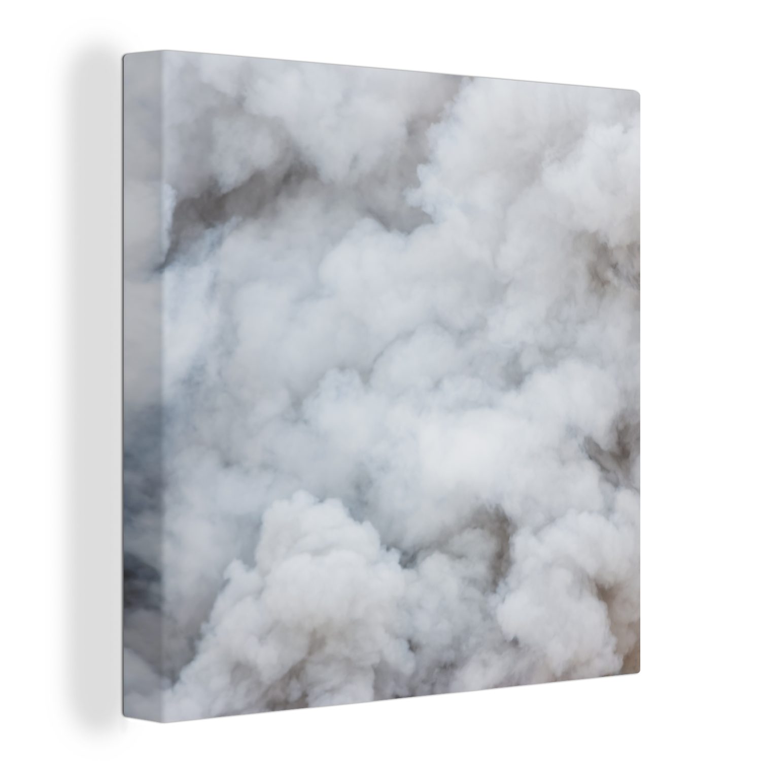 OneMillionCanvasses® Leinwandbild Kleine Nebelschwaden, (1 St), Leinwand Bilder für Wohnzimmer Schlafzimmer