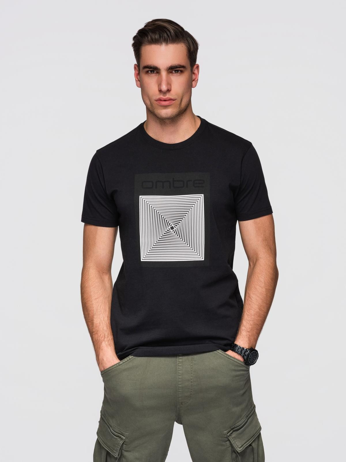 OMBRE Print-Shirt Herren-T-Shirt aus der Ombre-Linie