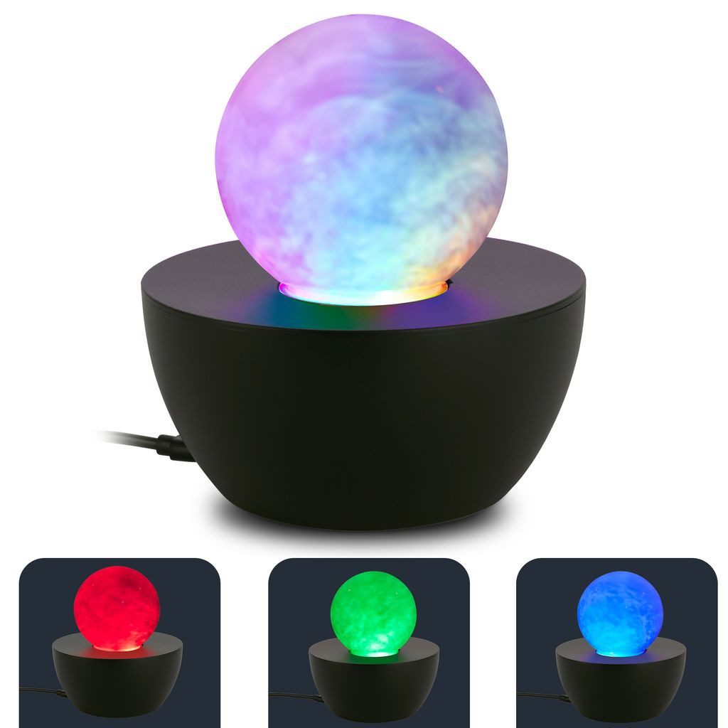 Briloner Leuchten Tischleuchte, Farbwechsel, LED fest integriert, RGB - Farbwechsler, 12x13,5 cm, Wohnzimmer, Schlafzimmer
