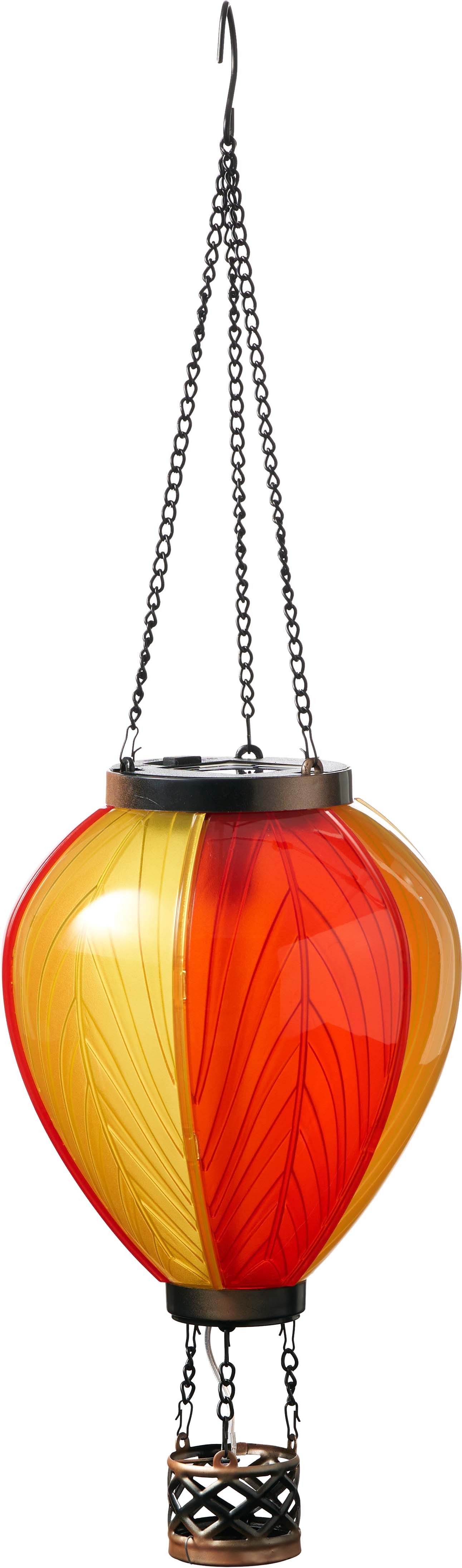 Northpoint LED-Hängeleuchte mit Solarpanel Laterne Heißluftballon Windlicht günstig online kaufen