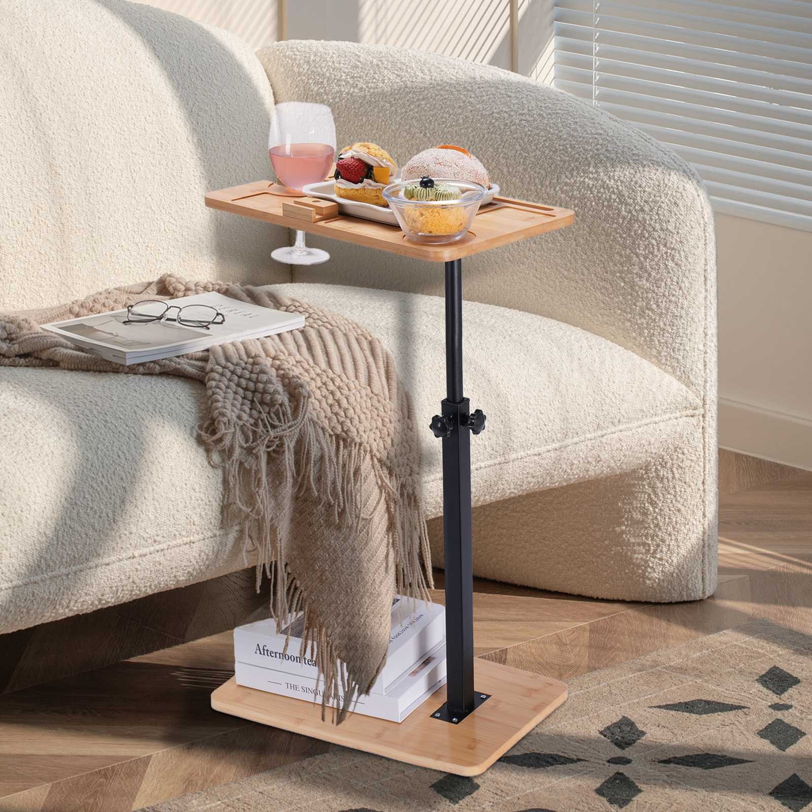 cocosity Ablagetisch C-förmiger Beistelltisch, 360° schwenkbar günstig online kaufen