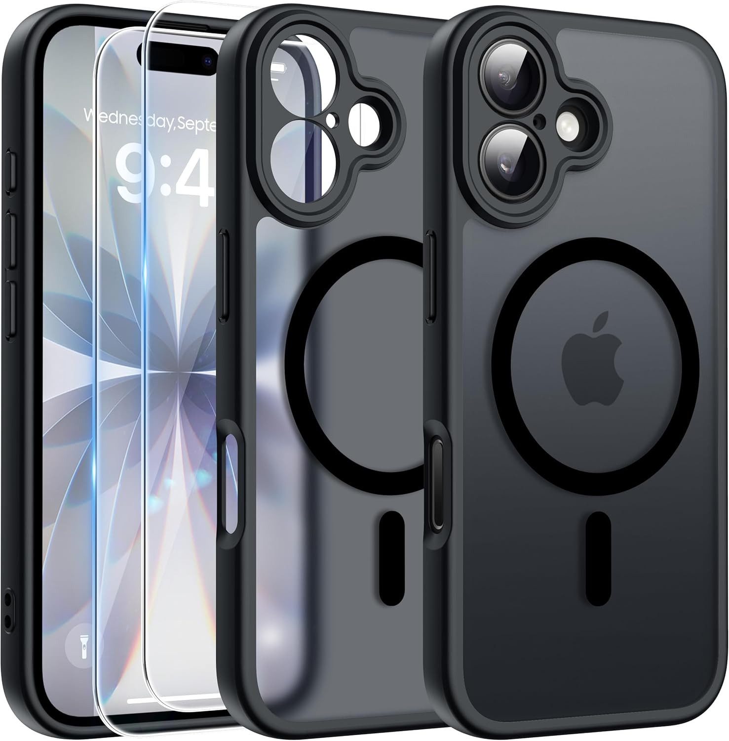 MSM Handyhülle Hülle + 2X Schutzglas für Apple iPhone 17 Panzerfolie MagSafe Case