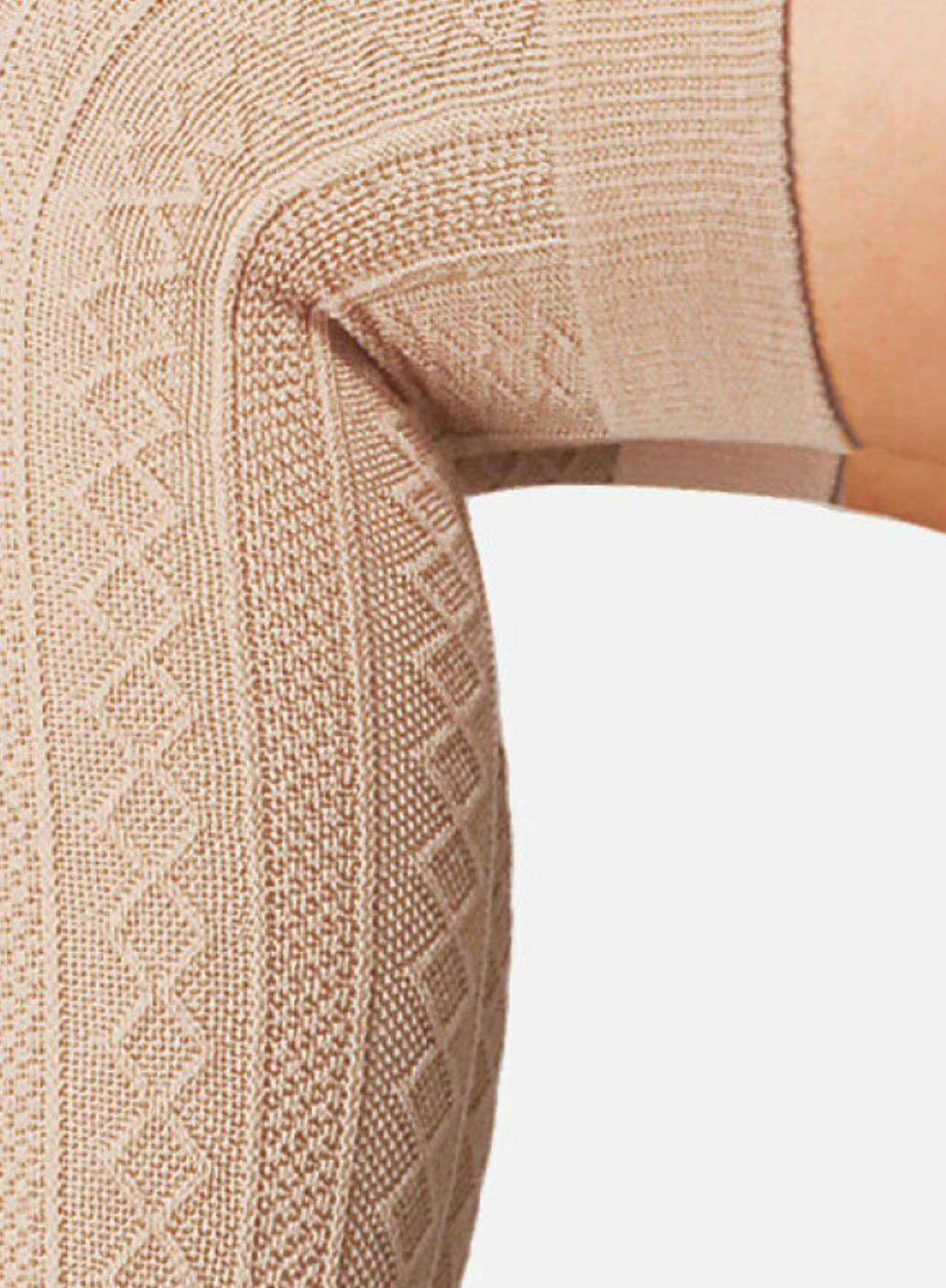 Lycille Overknees elegante Knie- Overknees- Strümpfe aus Acrylgarn 37/41 mit Muster (1 Paar) aus Acrylgarn, Bündchen max. 48 cm Umfang, Gesamtlänge 50 cm ungedehnt