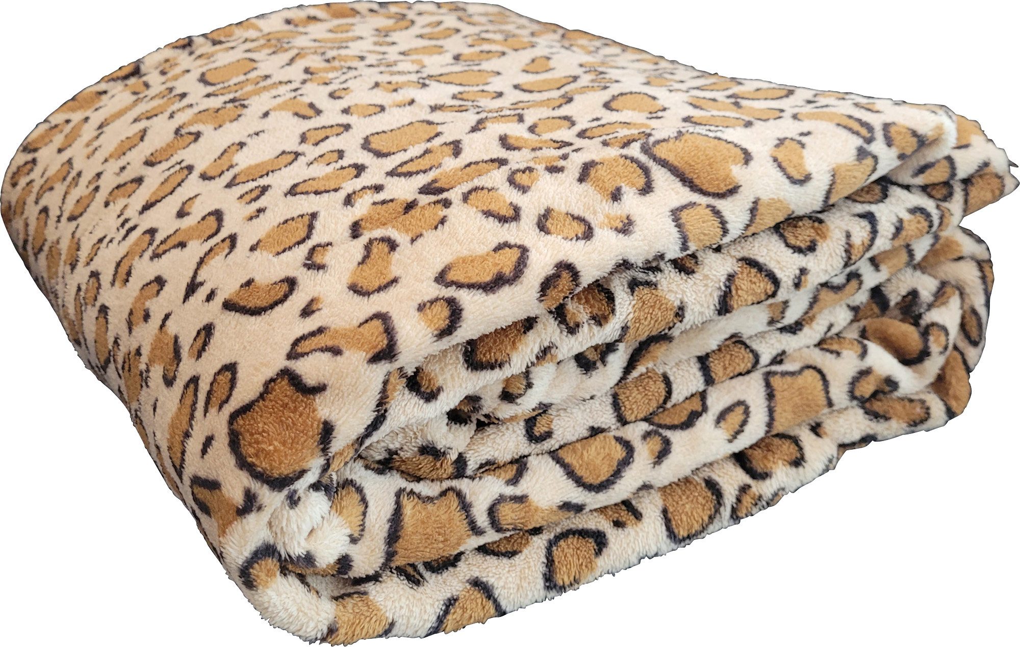 Wohndecke Wohndecke, Microfaser-Fleece Tiermotive: Leo