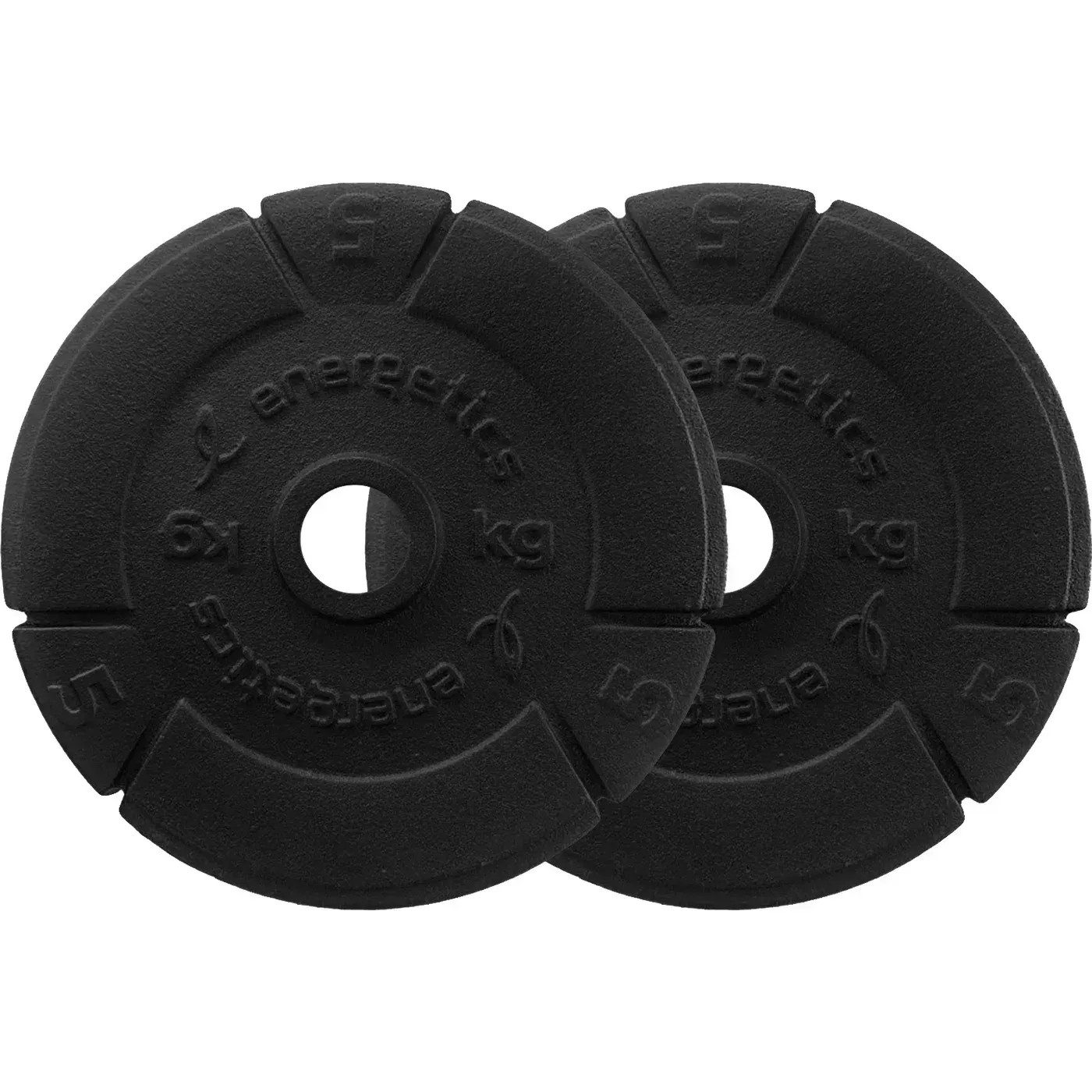Energetics Hantelscheiben Hantelscheiben 0,5kg - 5kg SCHWARZ