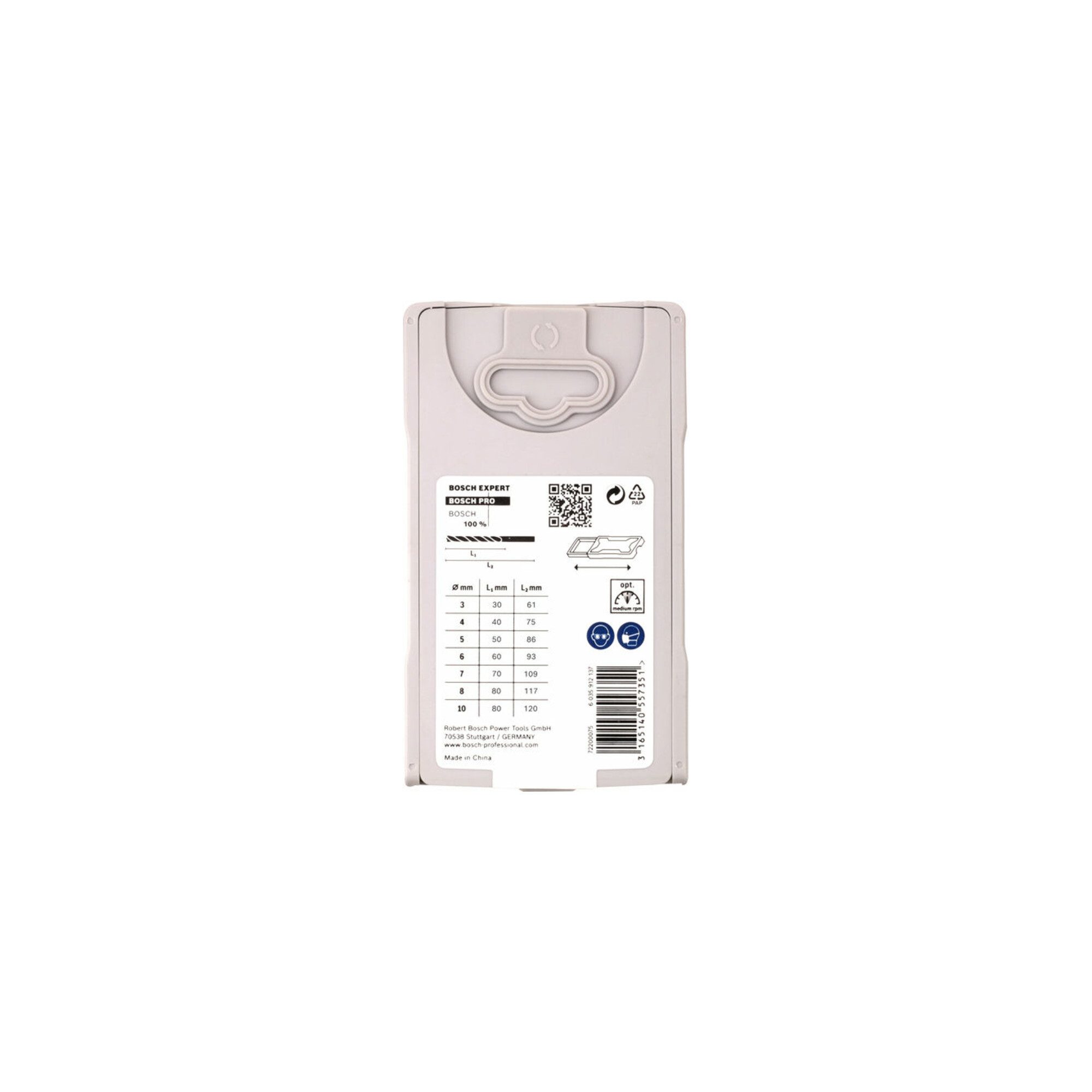Bosch Professional Holzbohrer Bosch Holzbohrer-Set 7-teilig 3 - 10 mm