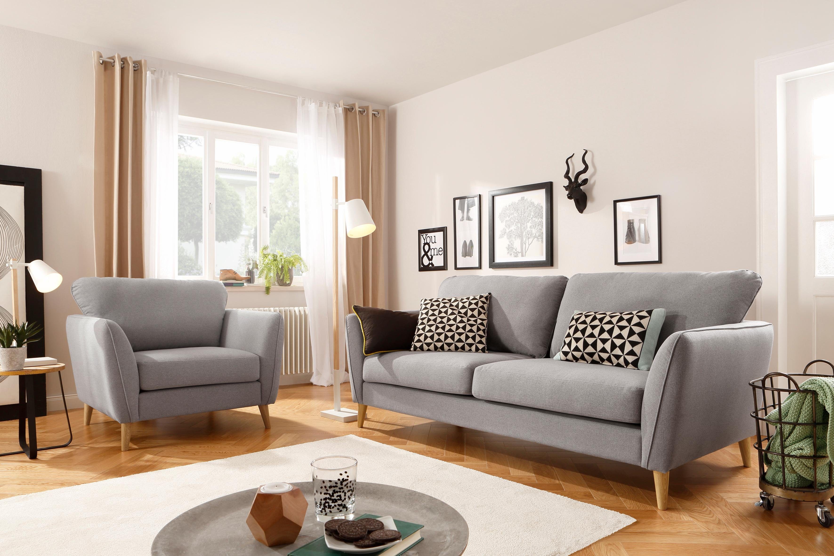 Home affaire 3-Sitzer MARSEILLE 3er Sofa günstig online kaufen