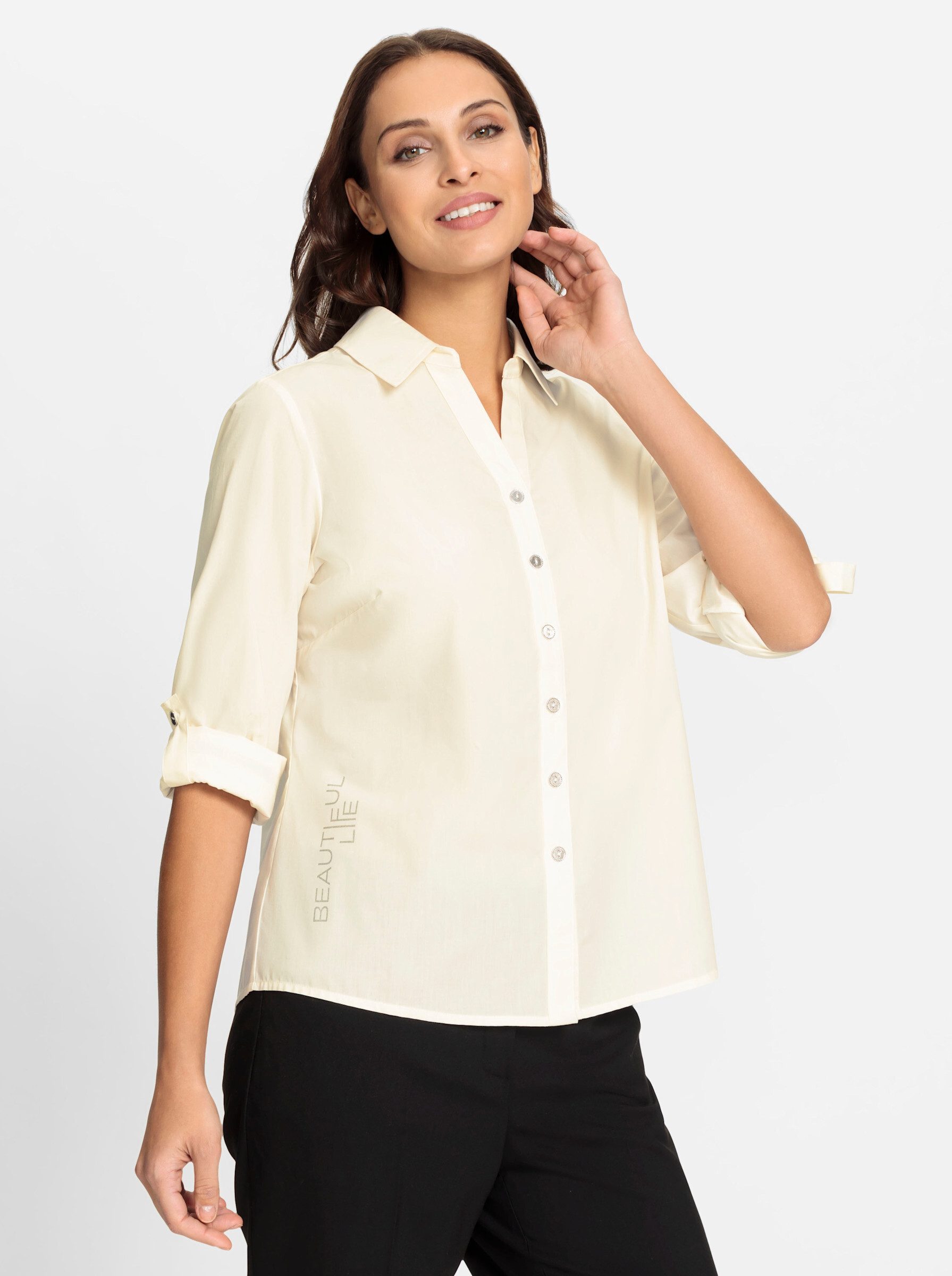 Witt Klassische Bluse Langarm-Bluse Langarm