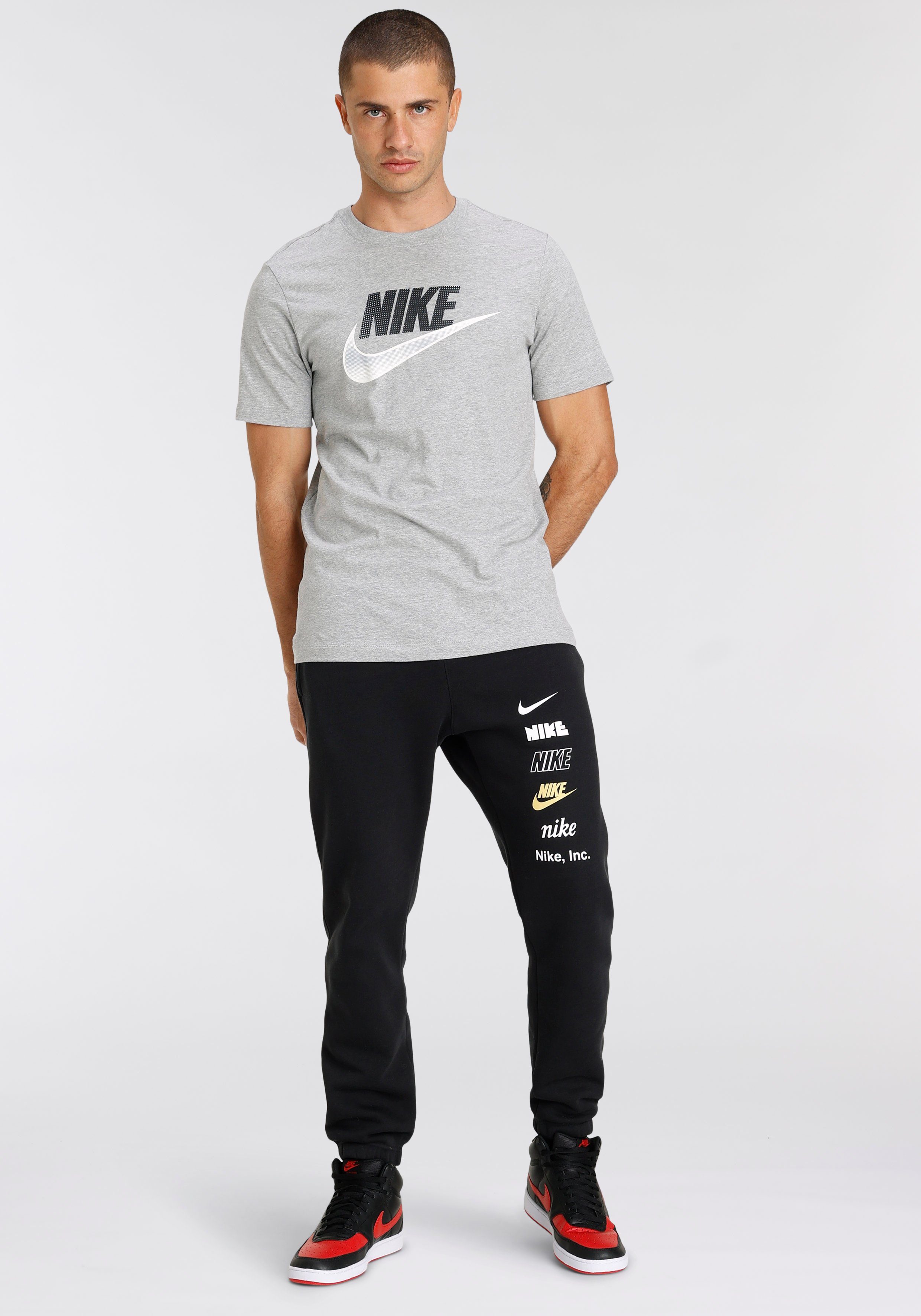 [Neuer Eröffnungsverkauf] Nike Sportswear T-Shirt Men's DK HEATHER T-Shirt GREY