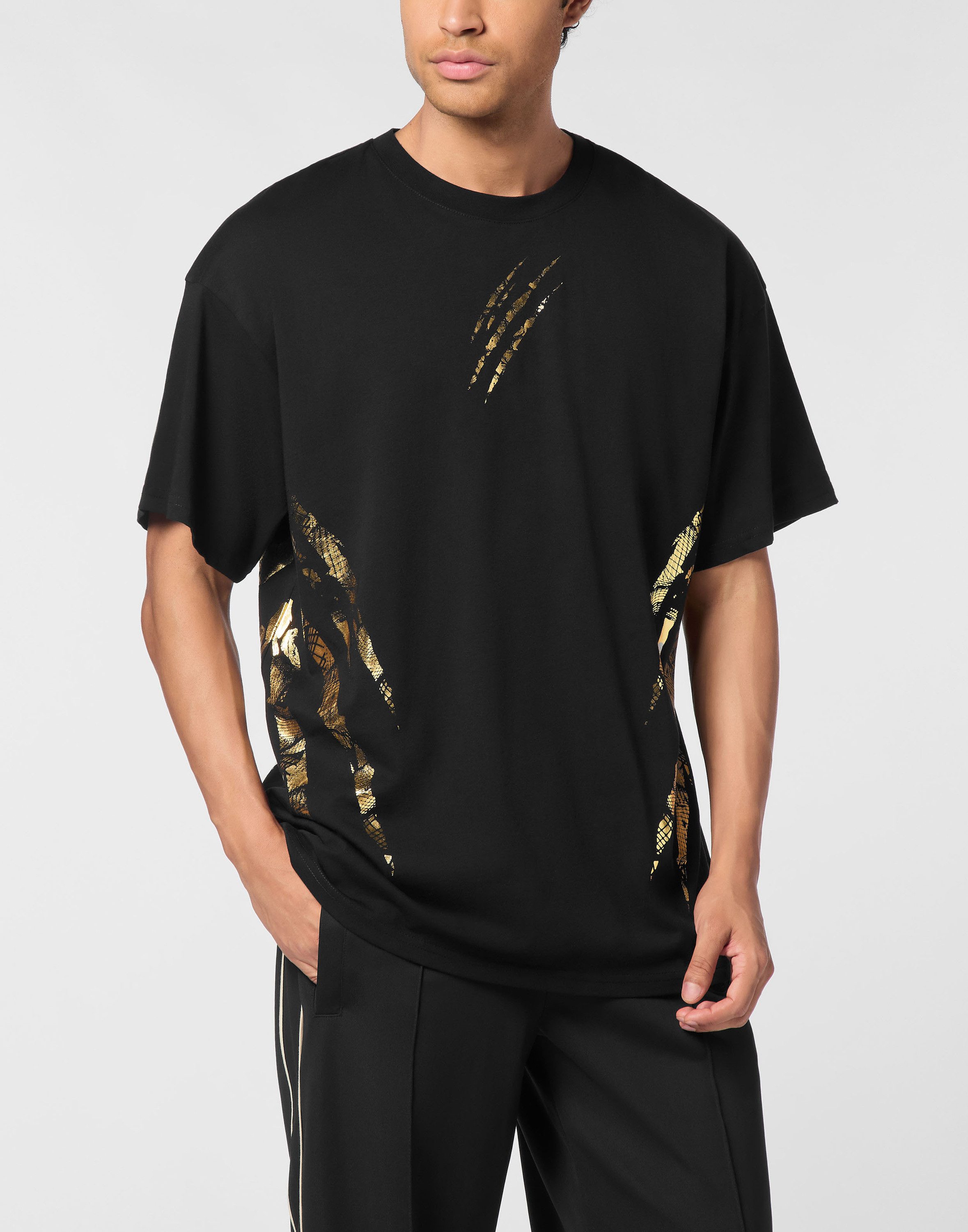 PLEIN SPORT T-Shirt T-Shirt Rundhalsausschnitt günstig online kaufen