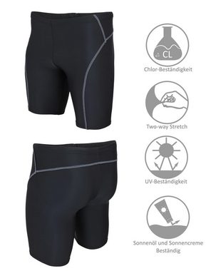 Aquarti Badeshorts Aquarti Herren Badehose Knielang Schwimmhose Jammer