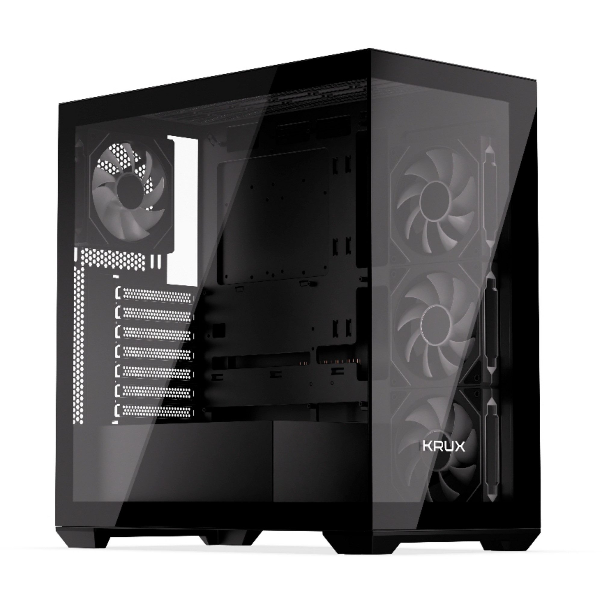 Krux PC-Gehäuse Krux EXO, Tower-Gehäuse, (Tempered Glass x 2)