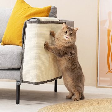 Navaris Kratzbrett Kratzmatte für Katzen/Hunde - schützt Sofa - aus Sisal, (1-tlg)