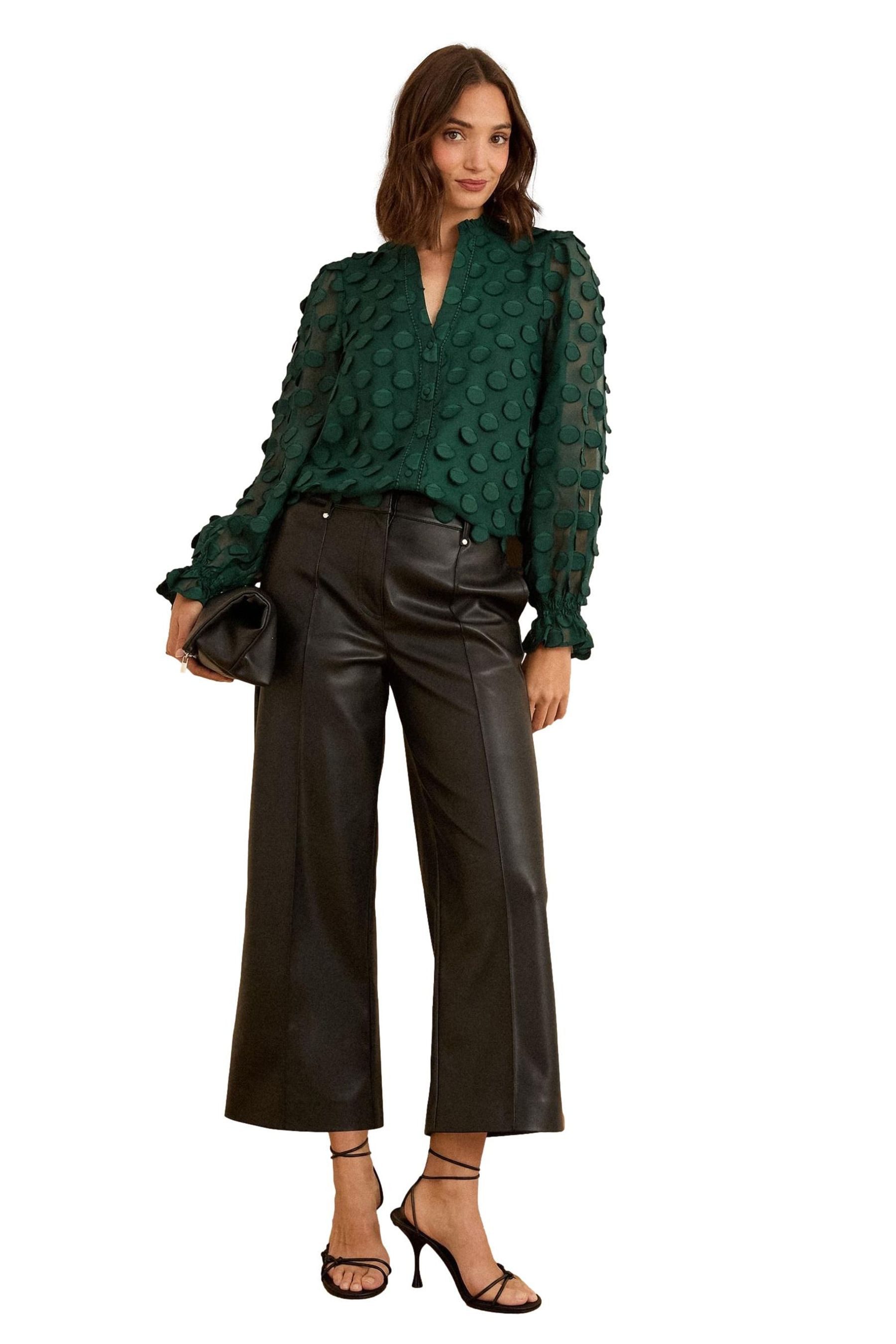 Love & Roses Langarmbluse Love & Roses Langärmlige Bluse mit Punkten, Petit günstig online kaufen