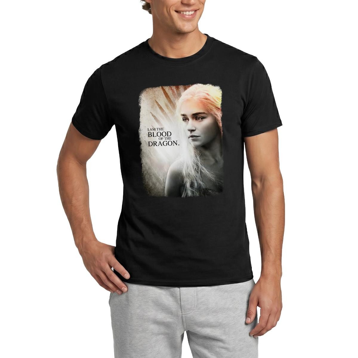 T-Shirt Game Of Thrones Daenerys Targaryen Spruch Männer T-Shirt
