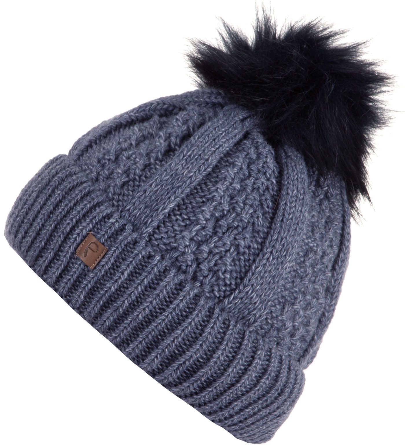 Faera Bommelmütze Wintermütze Damen Herren Mütze Beanie Haube gefüttert Bommelmütze 13