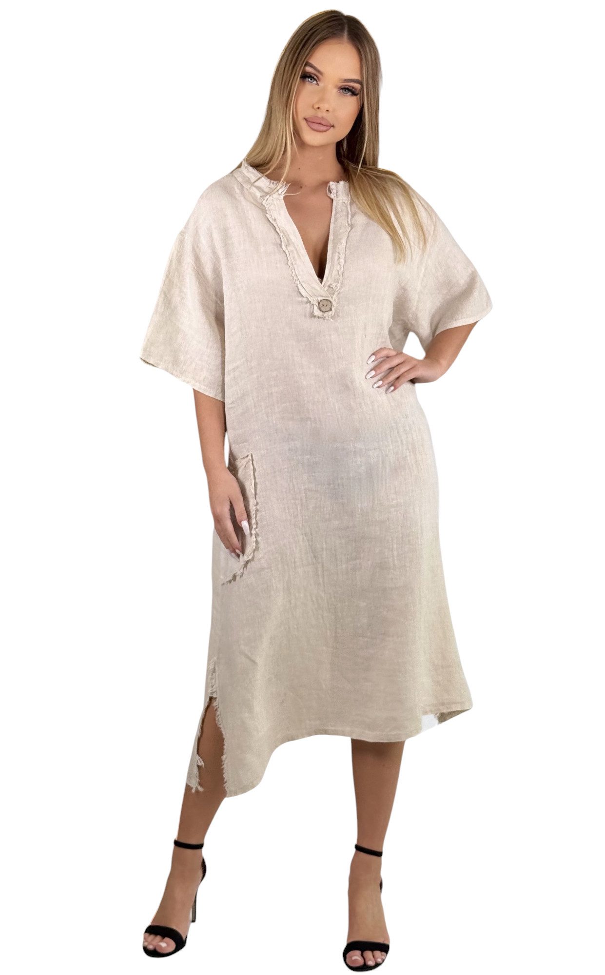 Mississhop Sommerkleid Dame Kleid Sommerkleid 100% günstig online kaufen