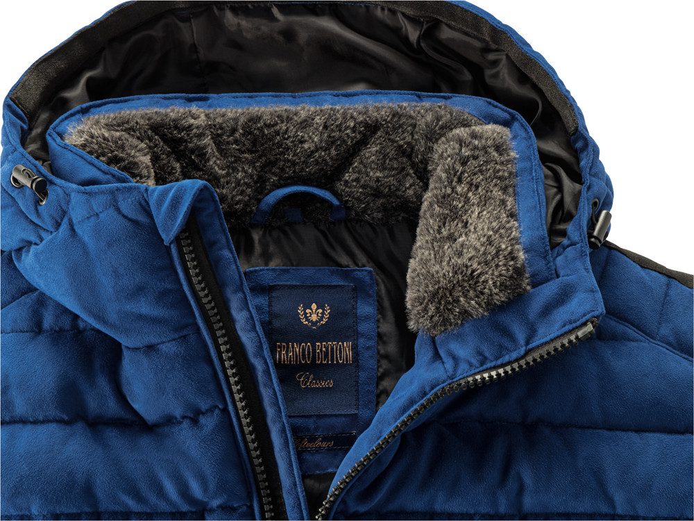 Franco Bettoni Steppjacke Kapuze mit verstellbarem Kordelzug