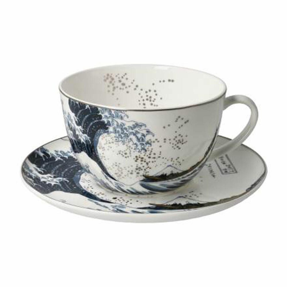 Goebel Tasse Hokusai - Die Welle, Fine Bone China