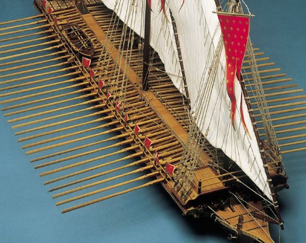 COREL Modellbausatz Corel Reale de France Galeere Ruderschiff 1:60 Holz Baukasten