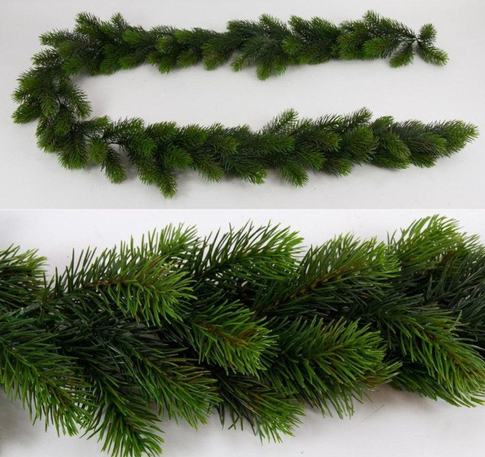 Kunstgirlande Tannengirlande aus Kunststoff 175cm DP künstliche Girlande 10 günstig online kaufen