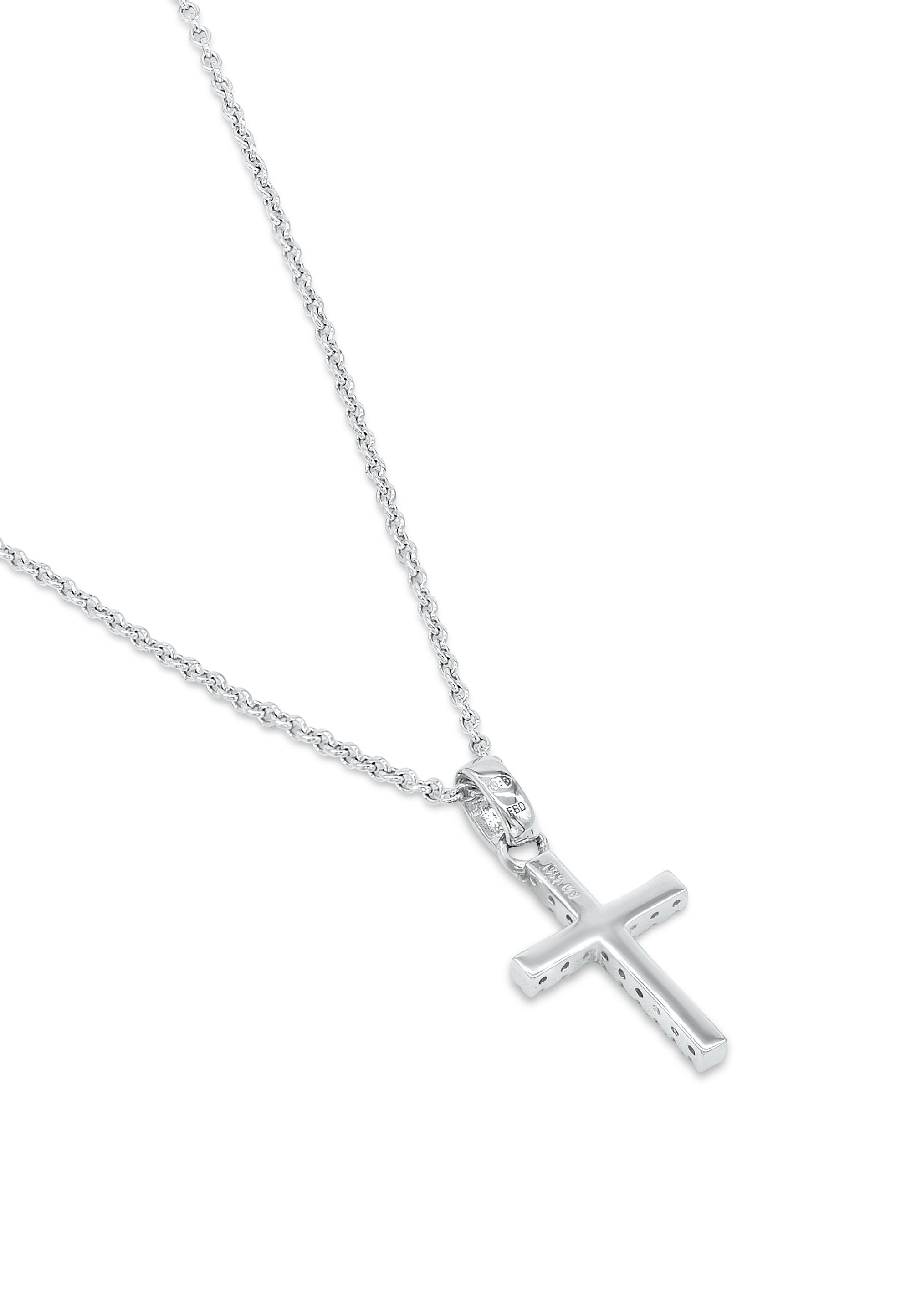 NANA KAY Kette ohne Anhänger Simply Essentials, mit farblosem Steinbesatz