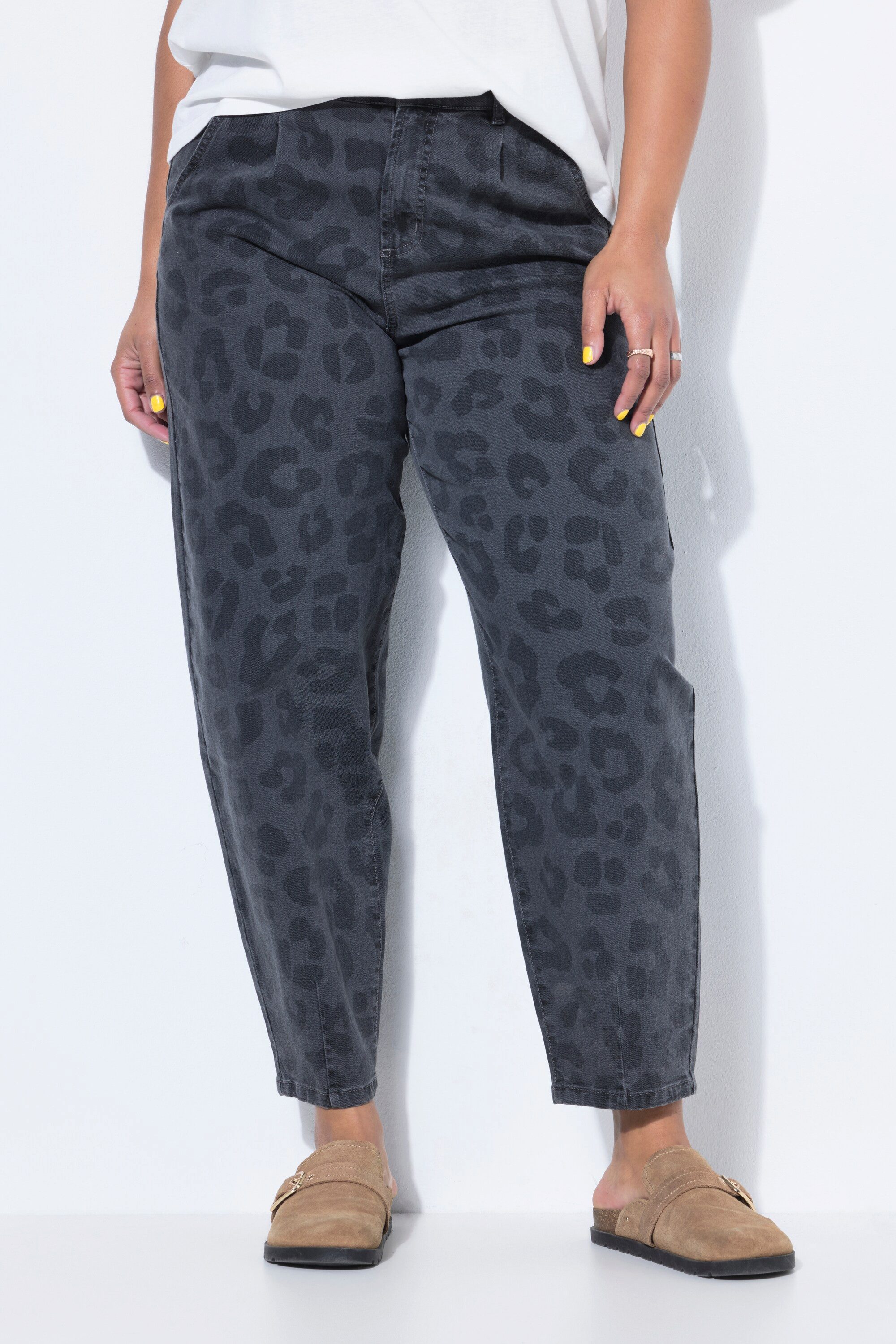 Studio Untold 5-Pocket-Jeans Ballon-Jeans Wide Shape High Waist Leo