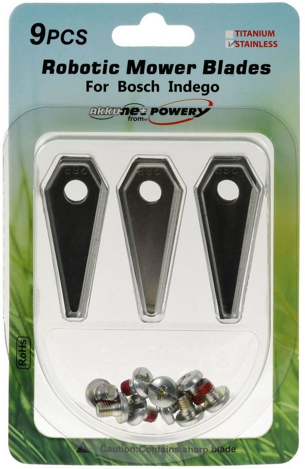 Powery Rasenmähermesser 9x Ersatz-Messe... Powery Rasenmähermesser 9x Ersatz-Messe...