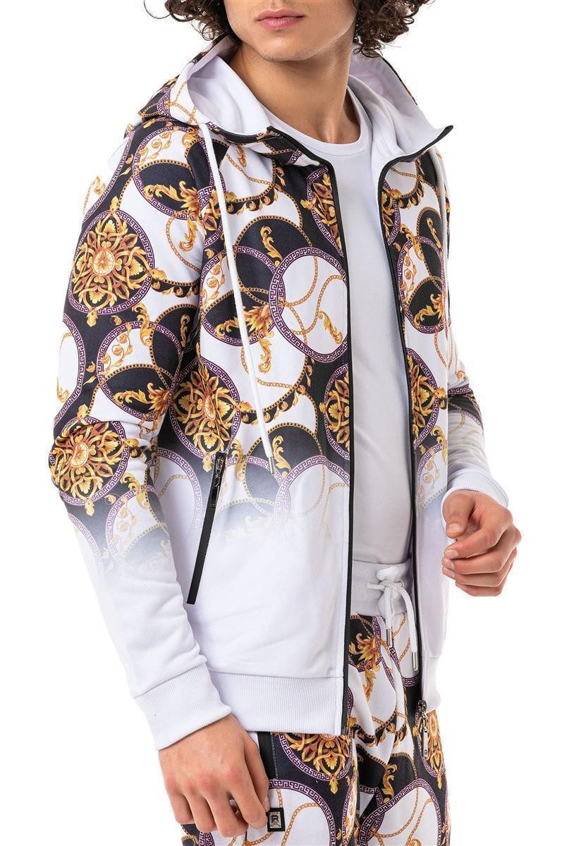 RedBridge Kapuzensweatjacke im extravaganten Design - Statement-Piece für Modebewusste